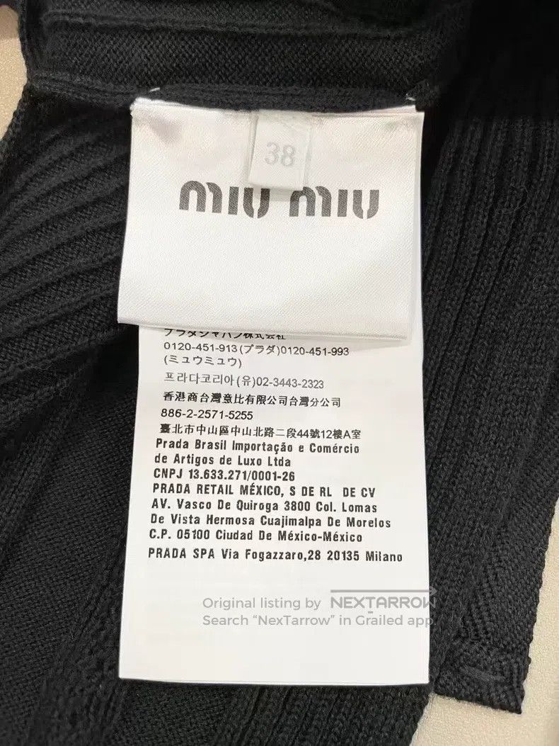 Miu Miu Miu Miu 38 Bow wool sweater Size M / US 6-8 / IT 42-44 - 7 Thumbnail