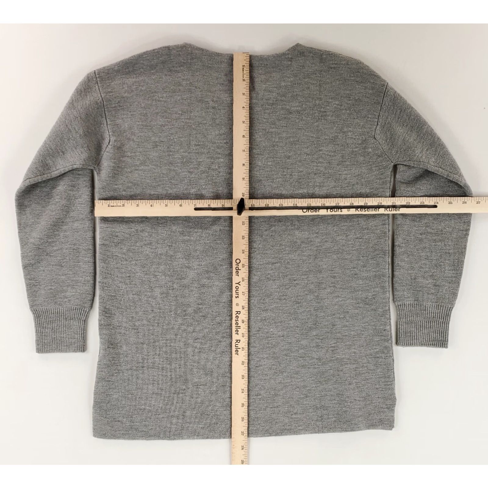 J.Crew J.CREW Sweater Crew Neck 100% Merino Wool Pockets Gray Mens M Pullover Men Merino Wool Jacket? Size US M / EU 48-50 / 2 - 6 Thumbnail