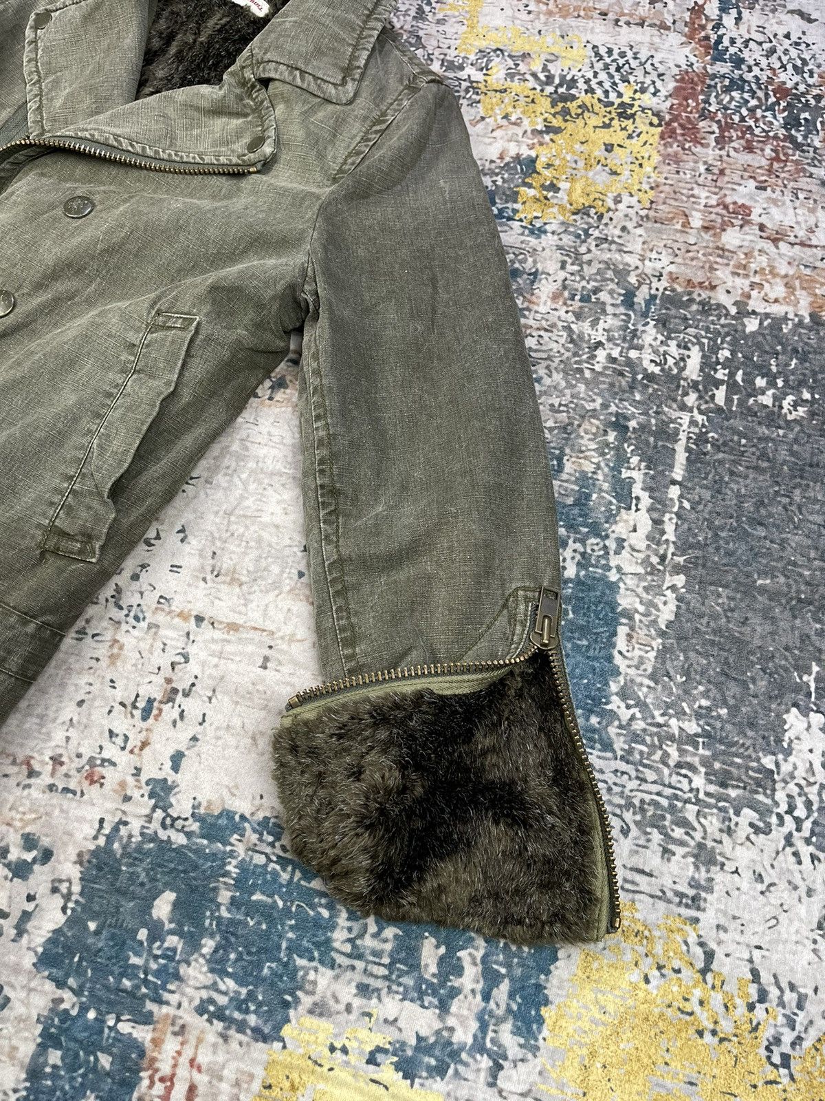Johnbull Johnbull Double Collar 2 Way Back Zip With Sherpa Lining Size ONE SIZE - 8 Thumbnail