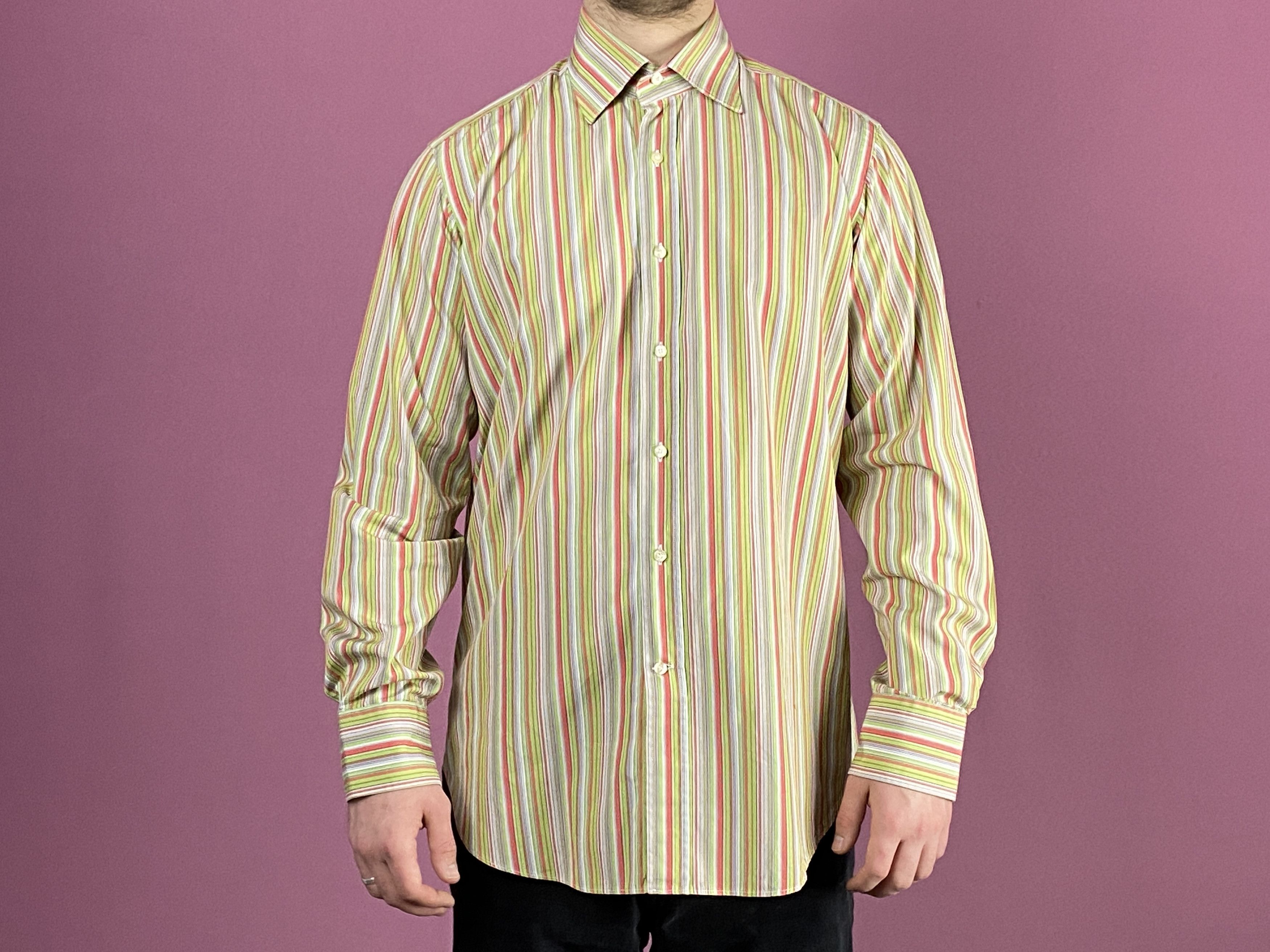 Etro Etro Vintage Men's Spriped Shirt - M Size US M / EU 48-50 / 2 - 4 Thumbnail