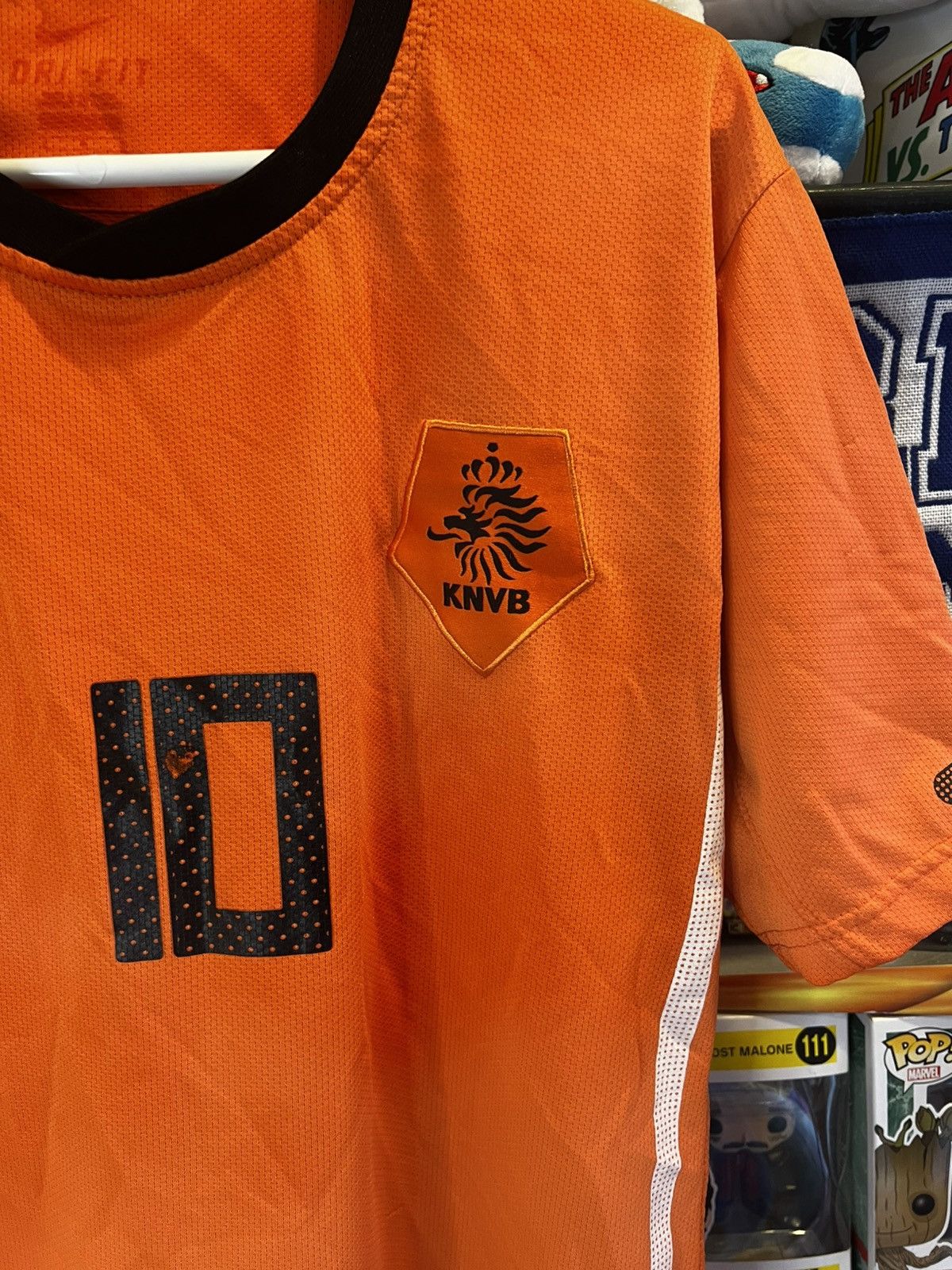 Vintage 2010 Authentic NIKE Netherlands WC Wesley Sneijder Jersey Size US L / EU 52-54 / 3 - 4 Thumbnail