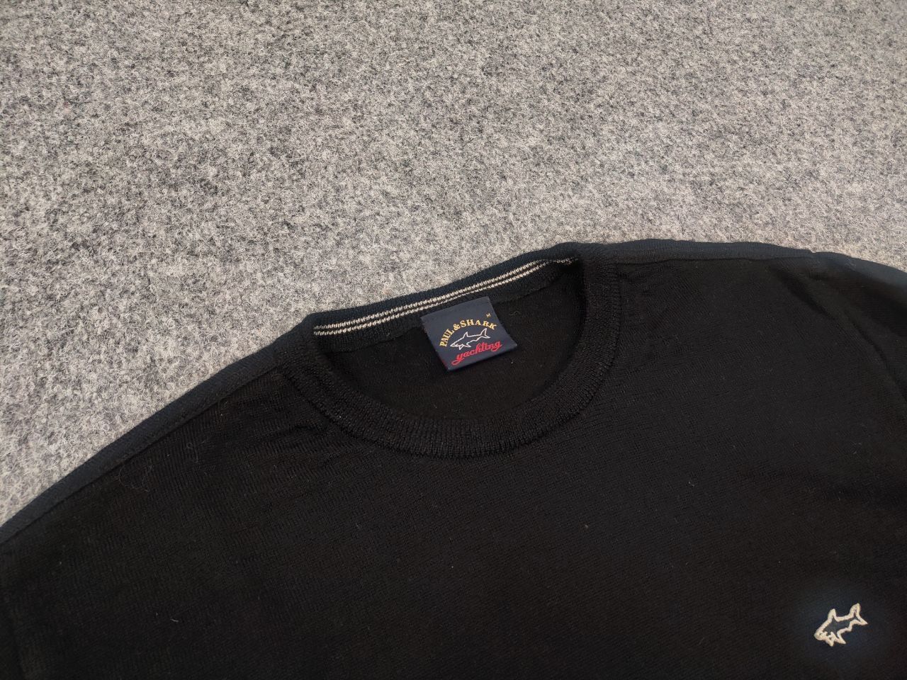 Paul & Shark Paul & Shark Yachting Design wool black logo knit sweater Size US M / EU 48-50 / 2 - 8 Thumbnail