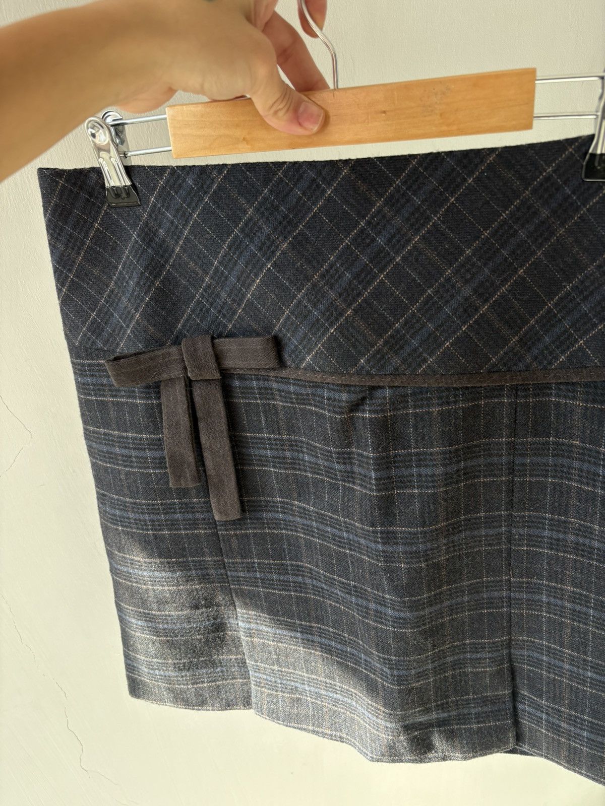 Vintage Herry wool skirt Size 26" / US 2 / IT 38 - 10 Thumbnail