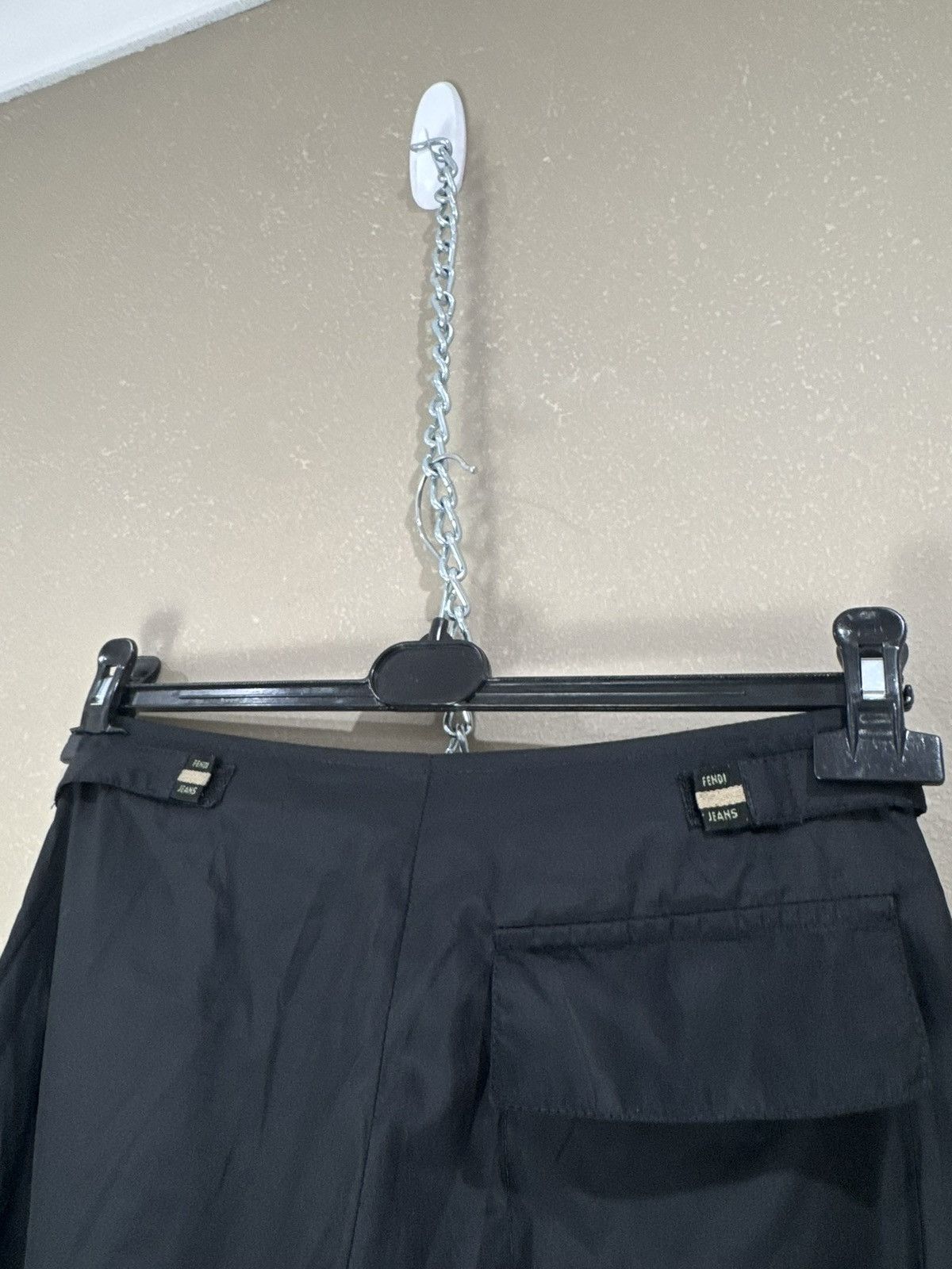 Fendi Vintage Fendi Jeans Nylon Trousers Size 28" / US 6 / IT 42 - 4 Thumbnail