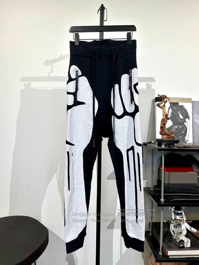 Boris Bidjan Saberi Boris Bidjan Saberi Size S P13 printed jogger pants| Size US 28 / EU 44 - 1 Thumbnail