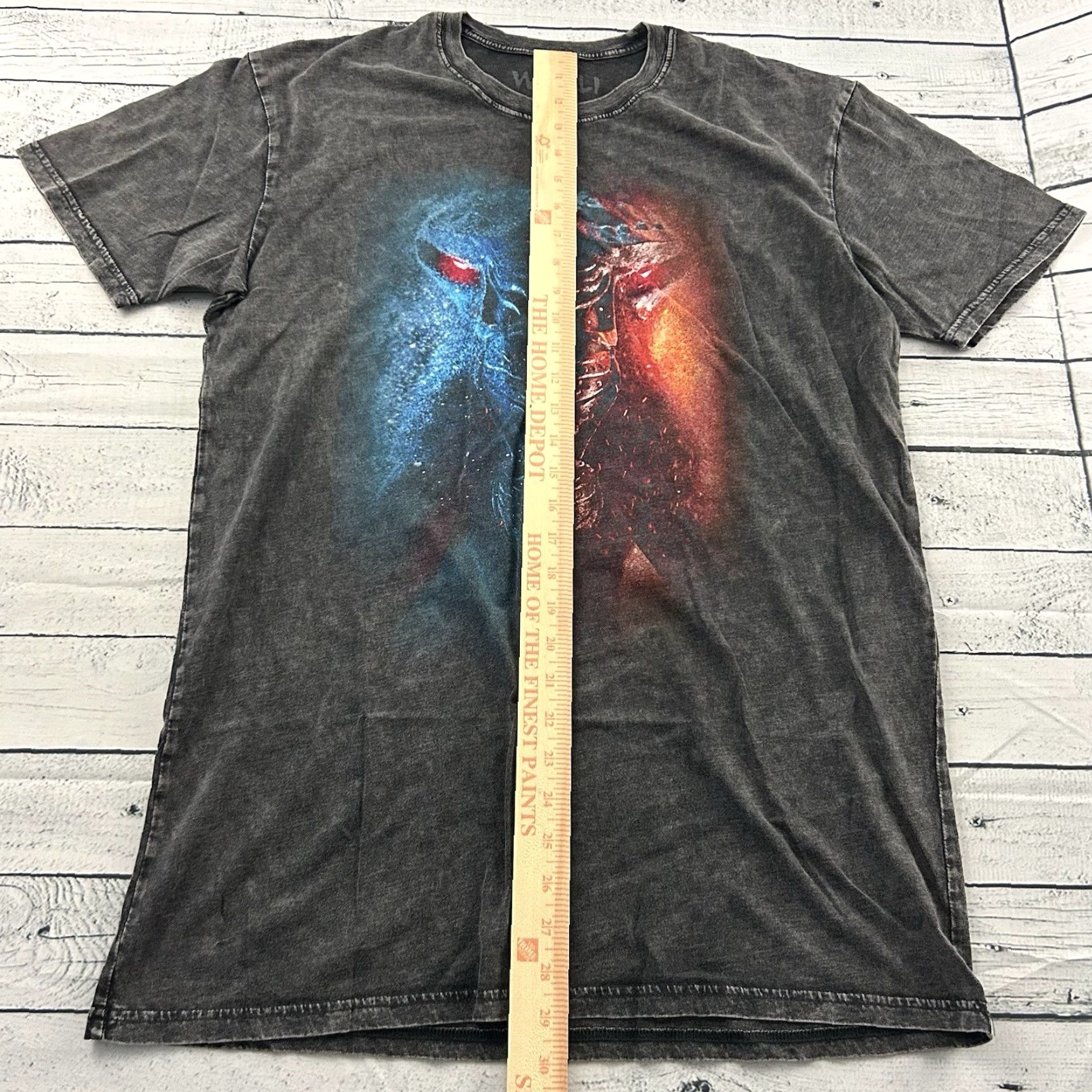 Vintage WOOLI Destination Tour Short Sleeve T-Shirt Men's L Gray Pigment Dyed Shirt Pub DJ? Size US L / EU 52-54 / 3 - 3 Thumbnail