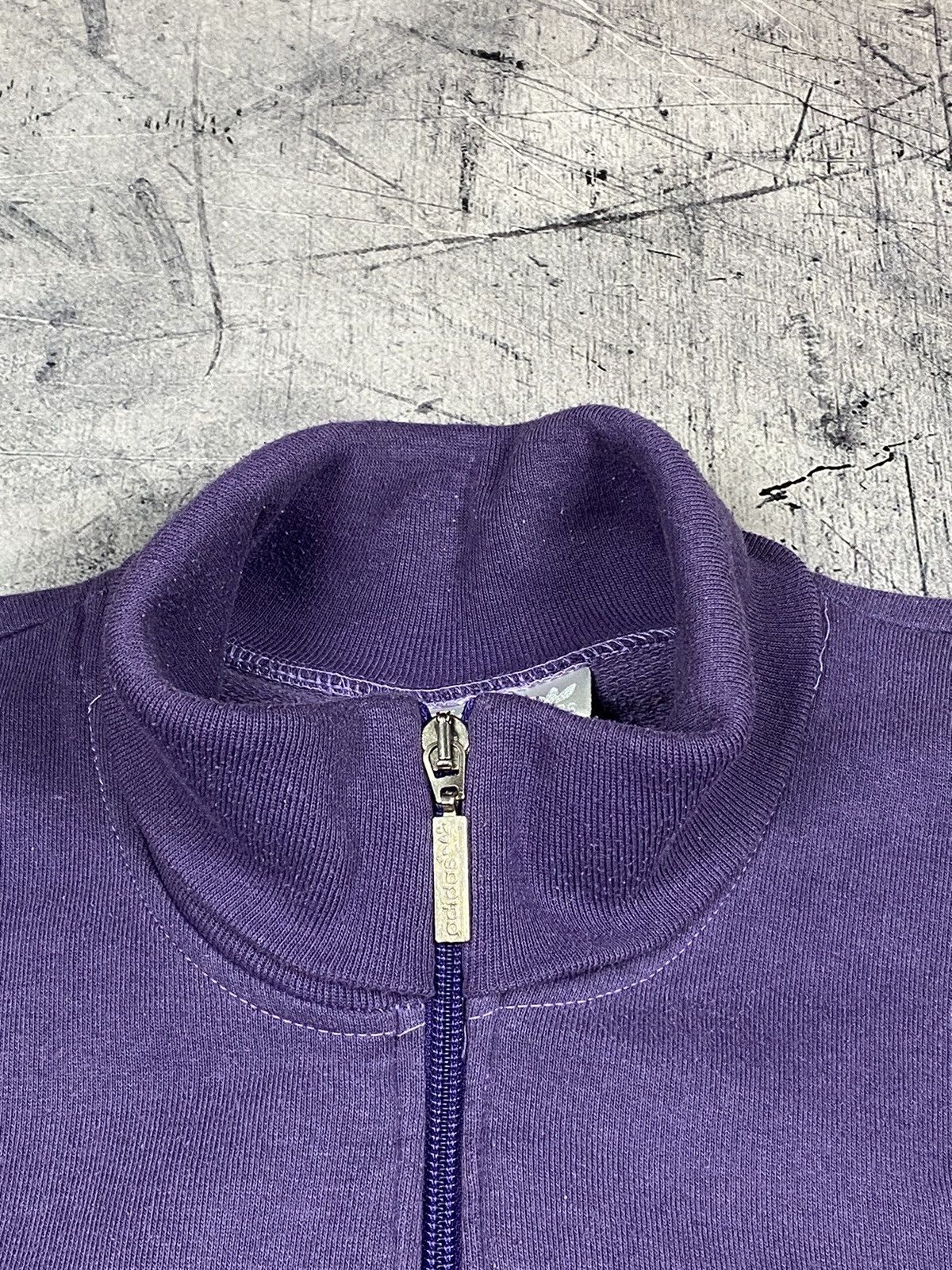 Adidas Vintage 90s Adidas Zip Up 1/2 Sweater Sweatshirt Hoodie Size US M / EU 48-50 / 2 - 8 Thumbnail