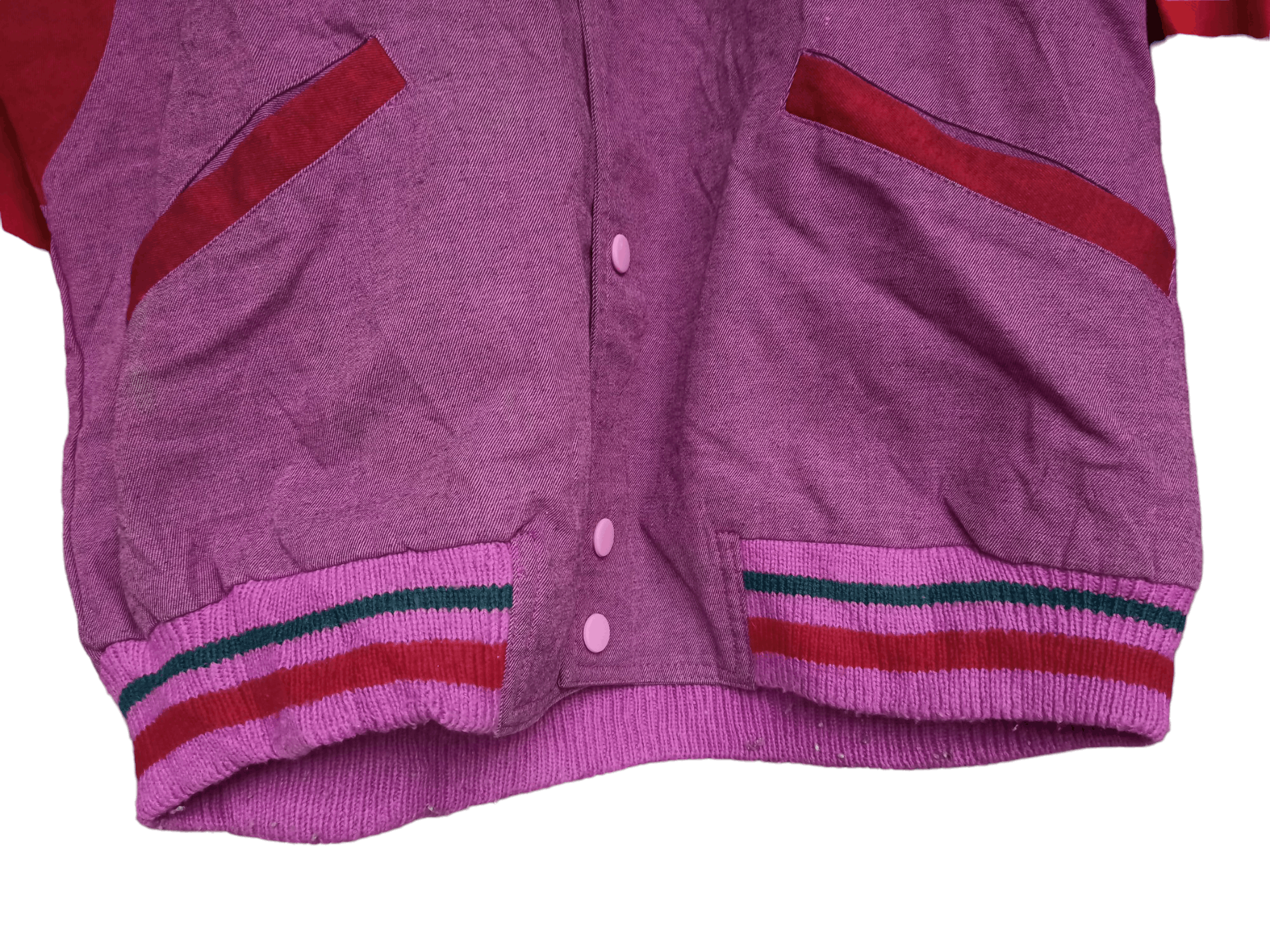Vintage A.T Player Bomber Jacket Big Spellout At The Back Size US L / EU 52-54 / 3 - 12 Thumbnail