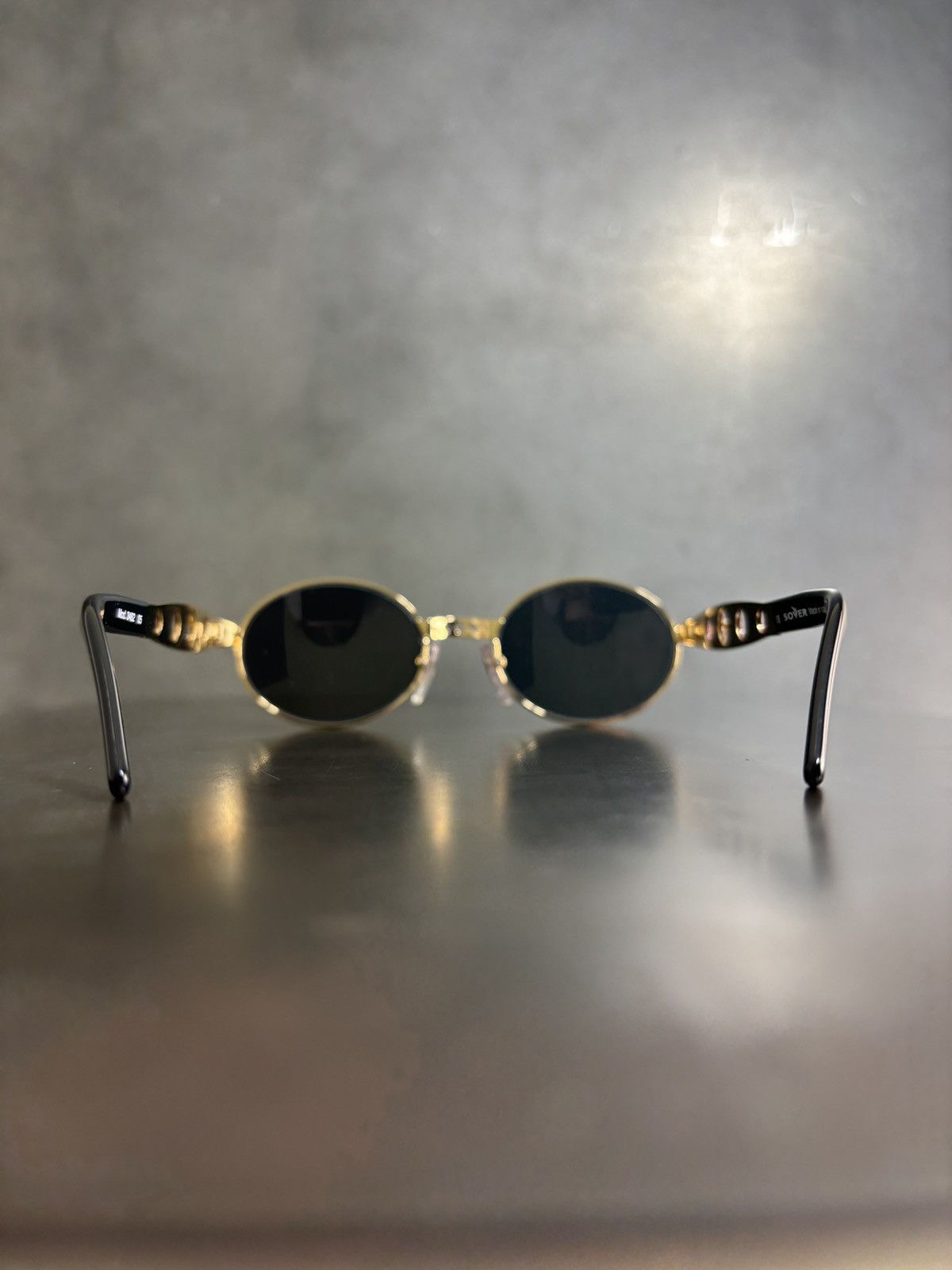 Designer NOS 1990s Sunglasses Metal JPG Diesel Sover Italy Deadstock Size ONE SIZE - 8 Thumbnail