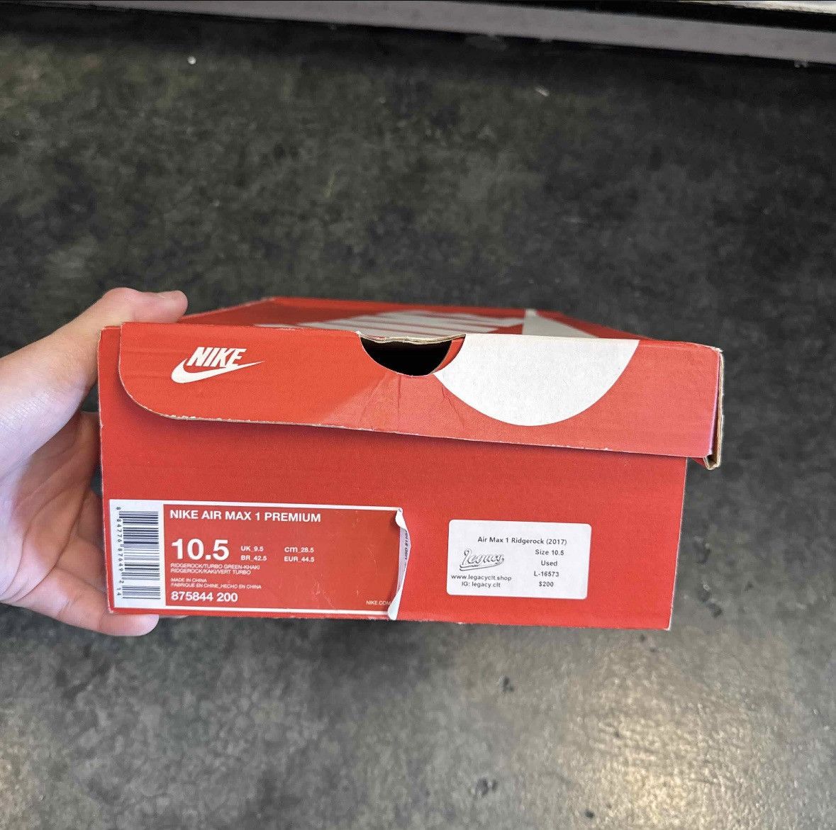 Nike Air Max 1 Ridgerock Size US 10.5 / EU 43-44 - 7 Thumbnail