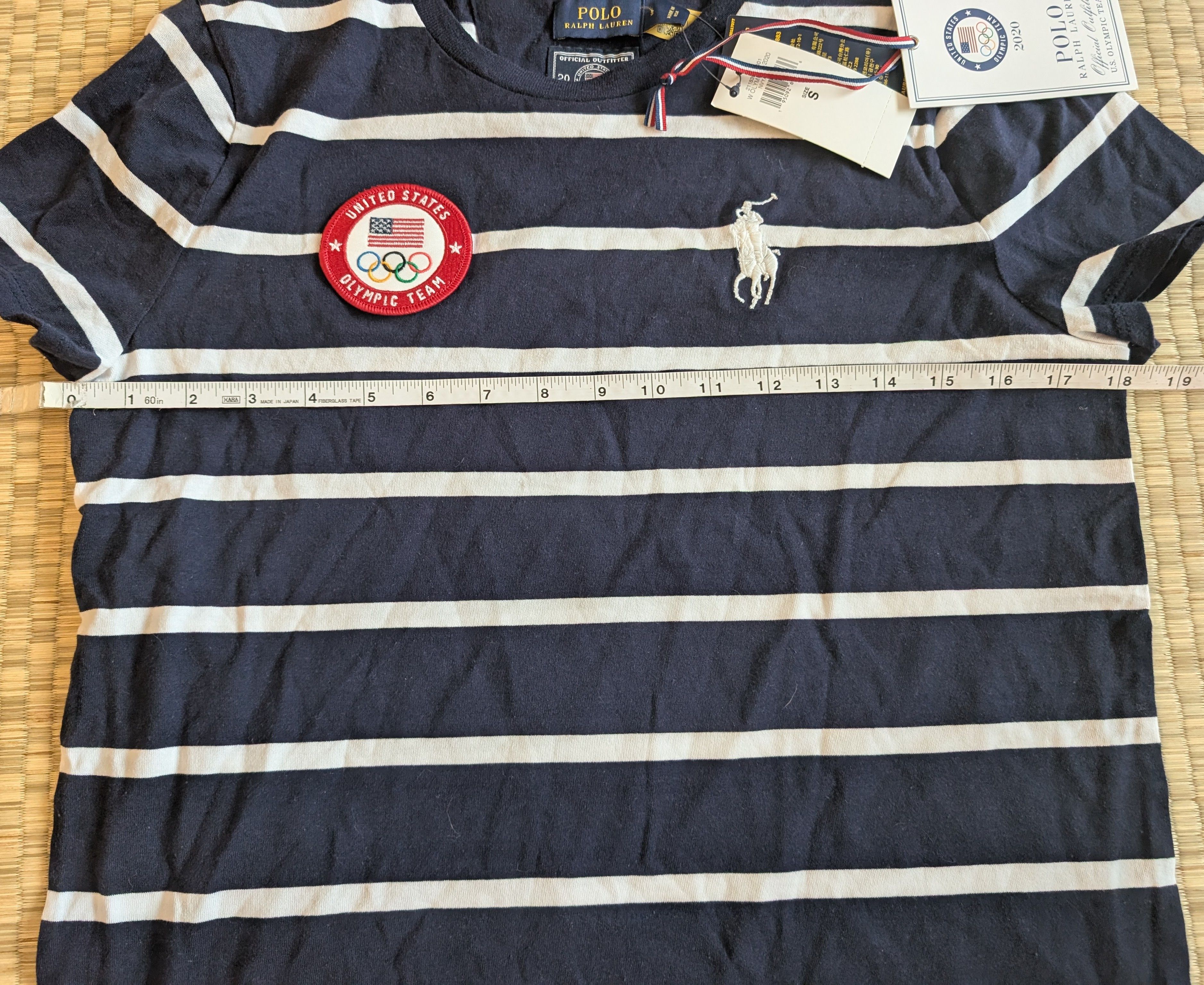 NWT Ralph Lauren Polo 2020 Olympic Team Striped T-shirt