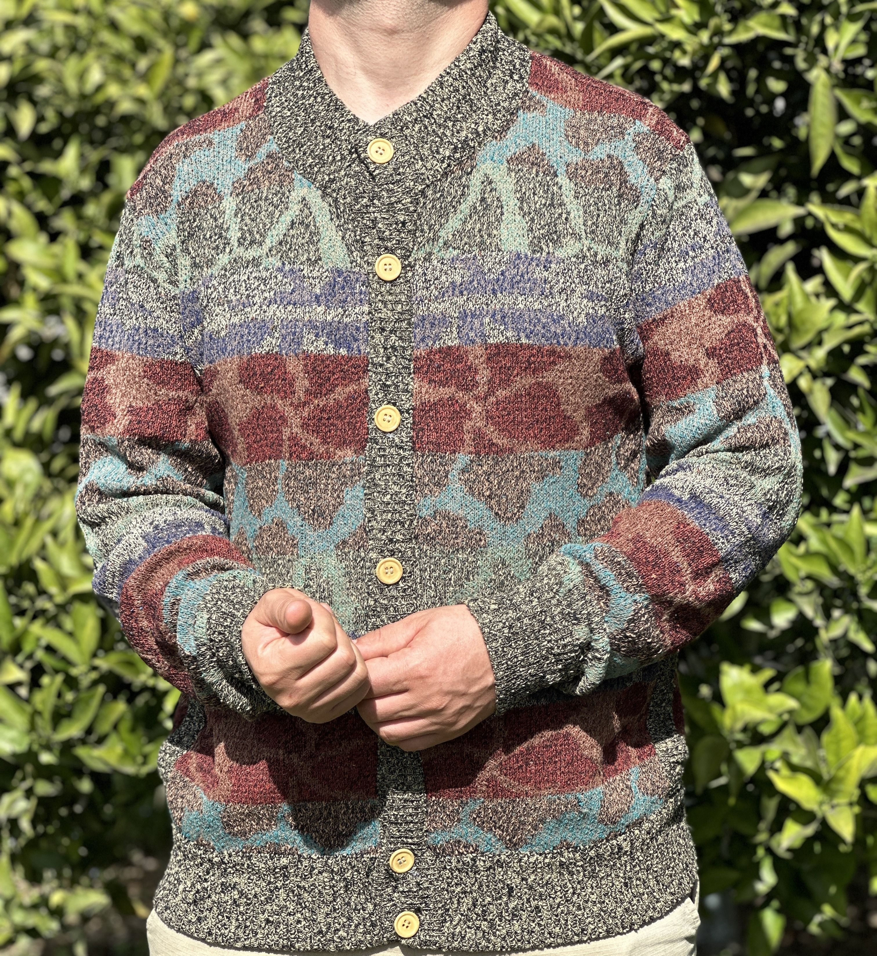 Missoni Missoni Uomo Cardigan 3D Knit DNA Retro Sweater Size L Size US L / EU 52-54 / 3 - 7 Thumbnail