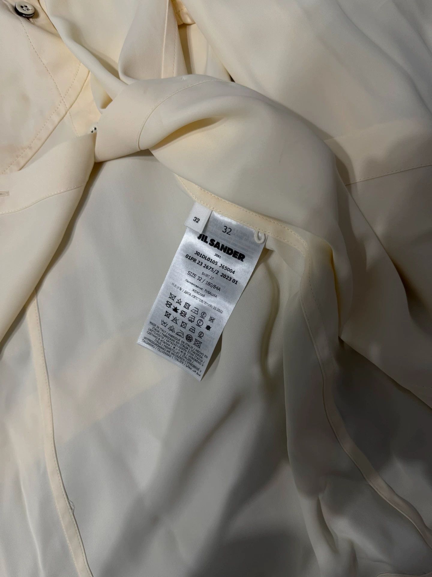 Jil Sander Jil Sander Cut-out Shirt 95 New Authentic Size XXS / US 00 / IT 34 - 5 Thumbnail