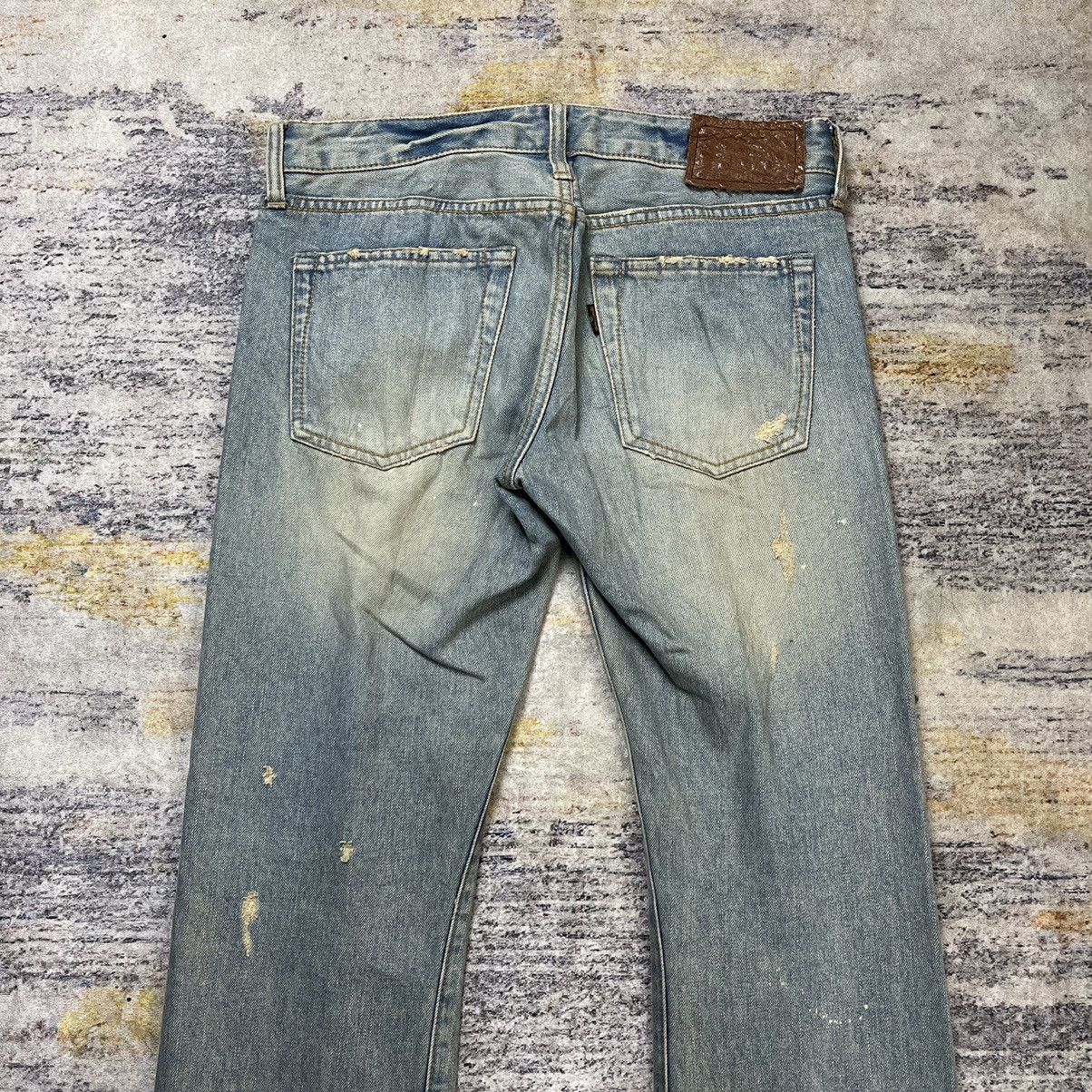 If Six Was Nine GOA Mud Wash distressed selvedge denim pants Size US 31 - 5 Thumbnail