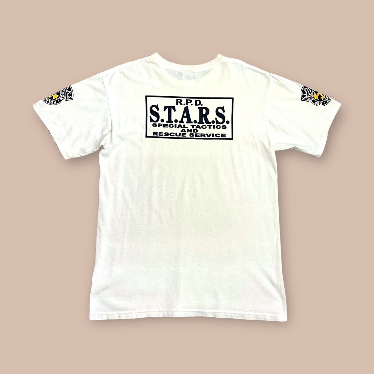 Playstation Resident Evil RPD STARS 15th Anniversary 1996-2011 Tee Size US M / EU 48-50 / 2 - 3 Thumbnail