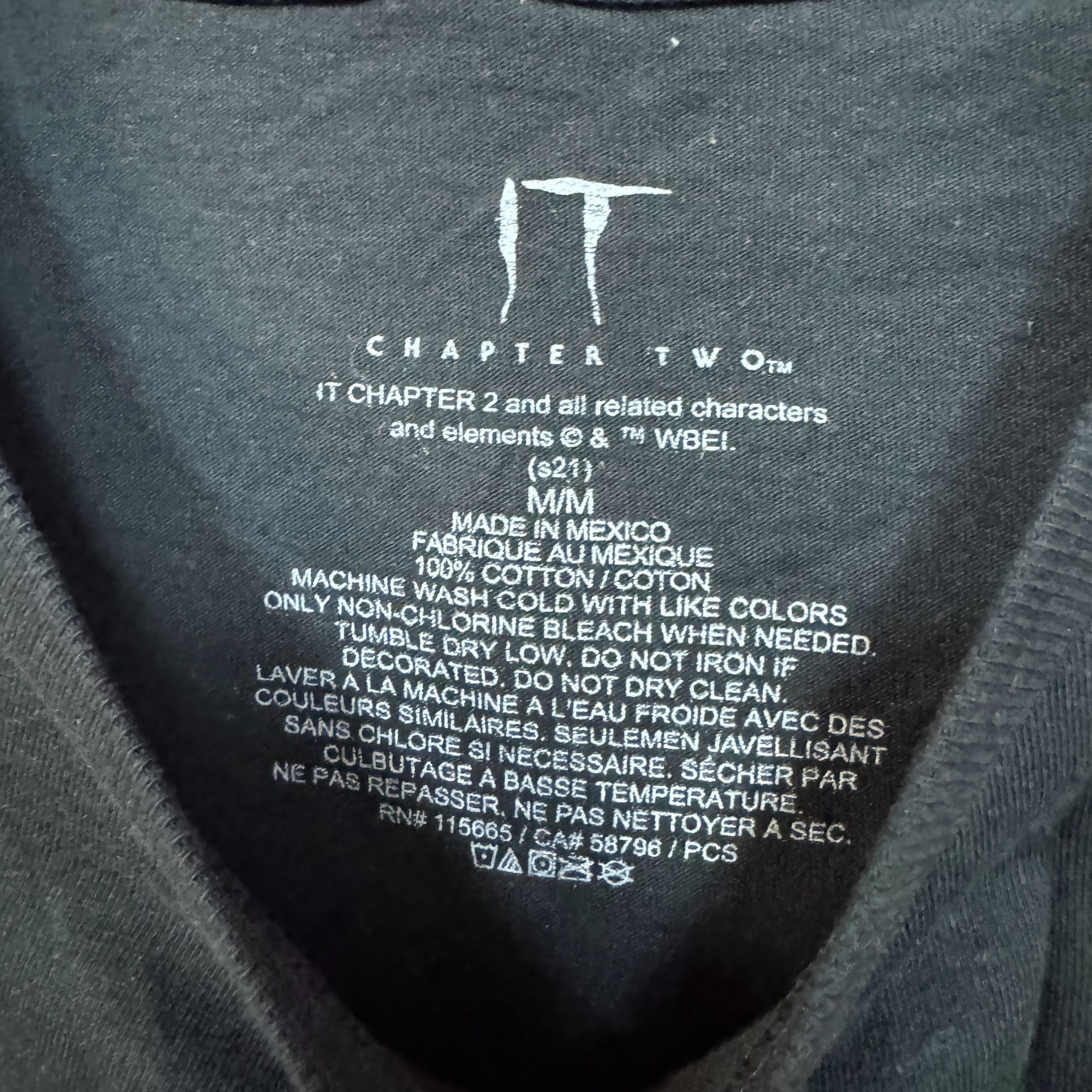 Other Toxic Pennywise the Clown IT Chapter Two Horror Movie Tee M Size US M / EU 48-50 / 2 - 4 Thumbnail
