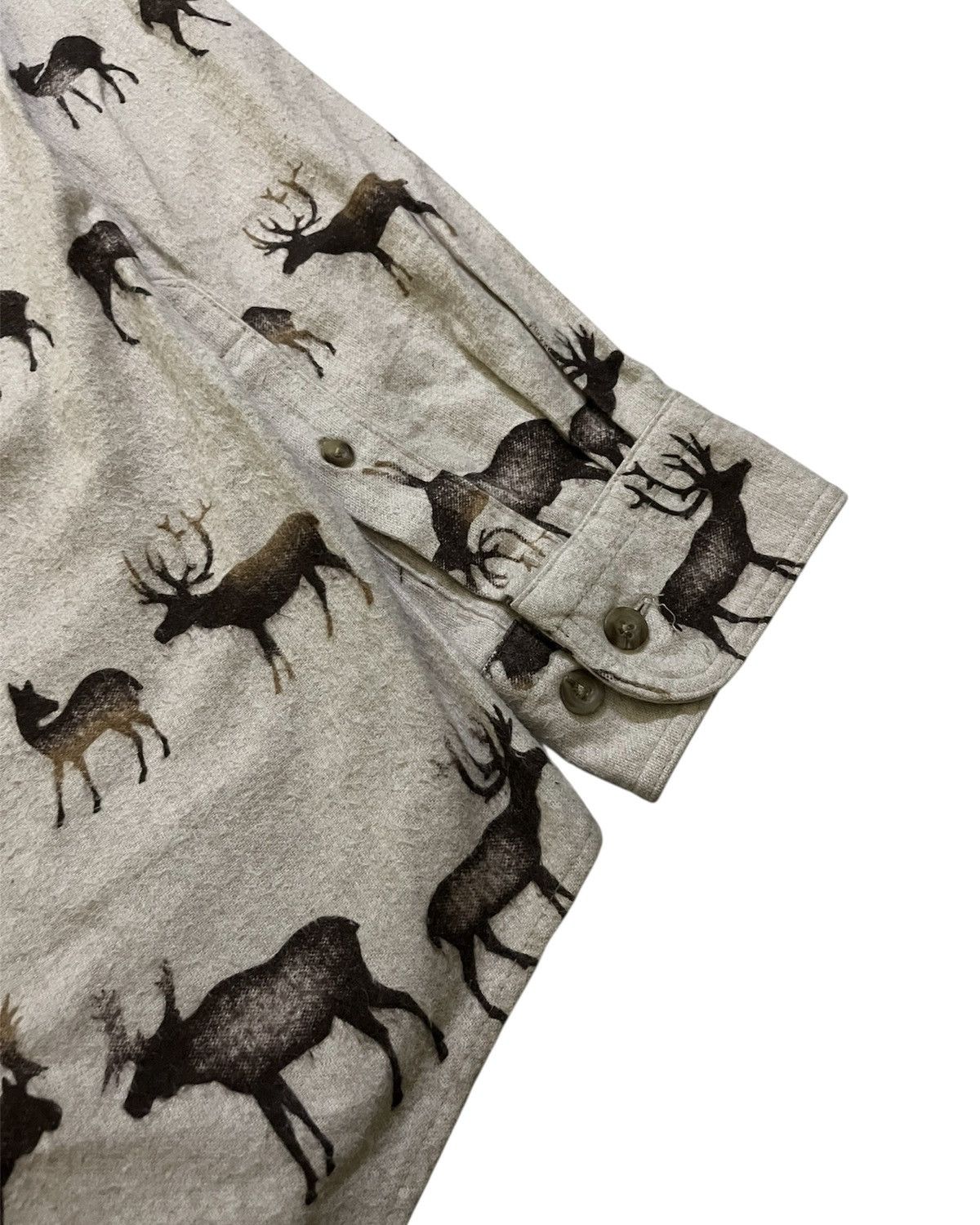 Vintage 1990s Woolrich All Over Print Hunting Flannel Size US L / EU 52-54 / 3 - 11 Thumbnail