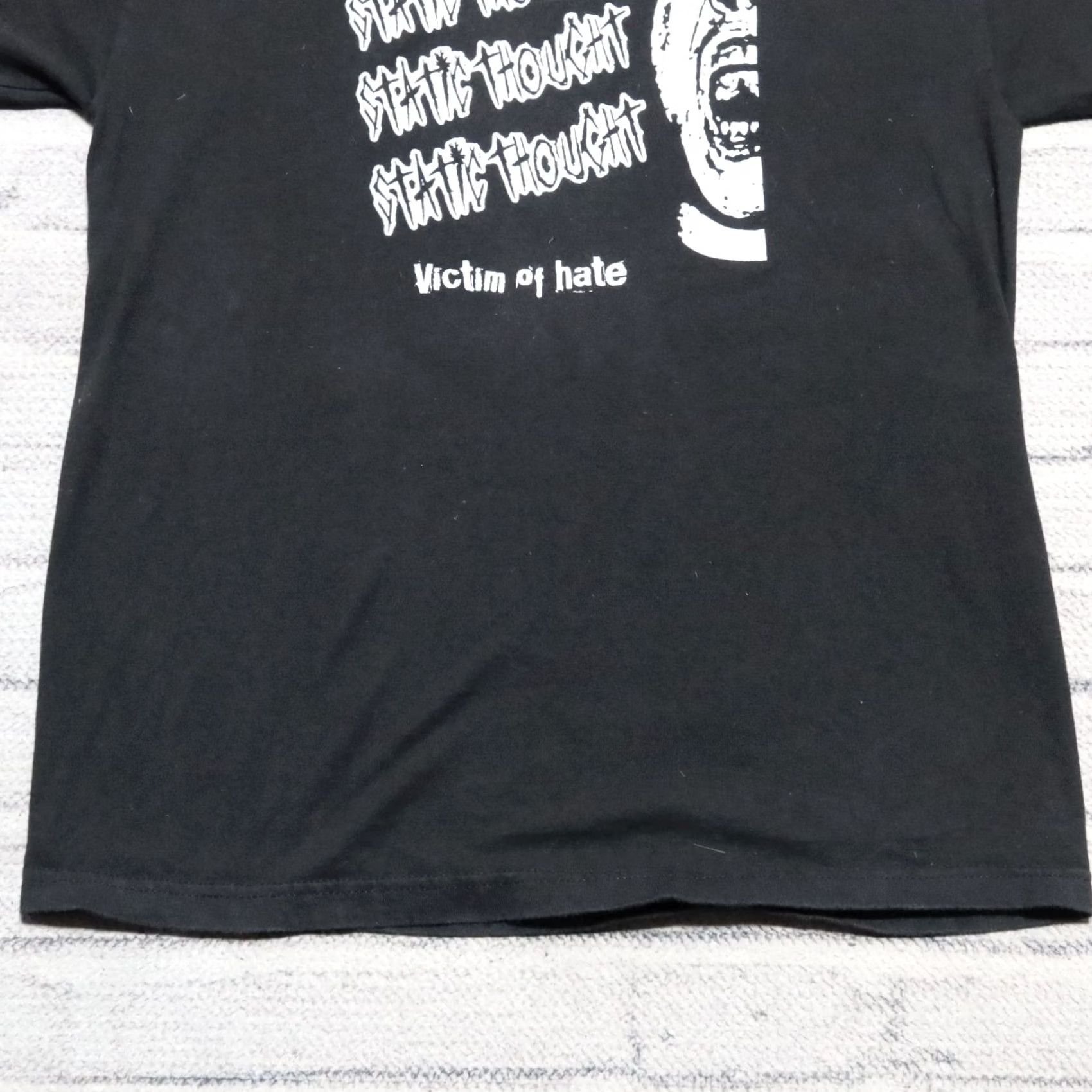 Vintage Vintage Alstyle T-Shirt Black Mens M Punk Shirt Victim of Hate Velvet? Size US M / EU 48-50 / 2 - 3 Thumbnail