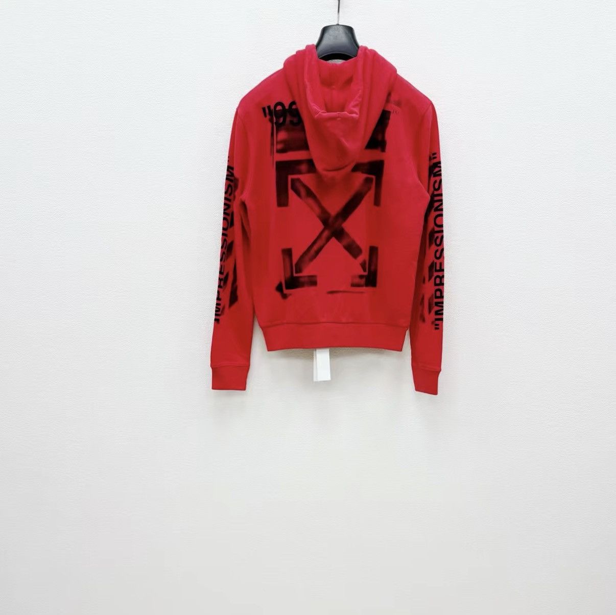 Off-White OFF-WHITE 100% Cotton Zip-Up Hooded Jacket J30 Size US S / EU 44-46 / 1 - 4 Thumbnail