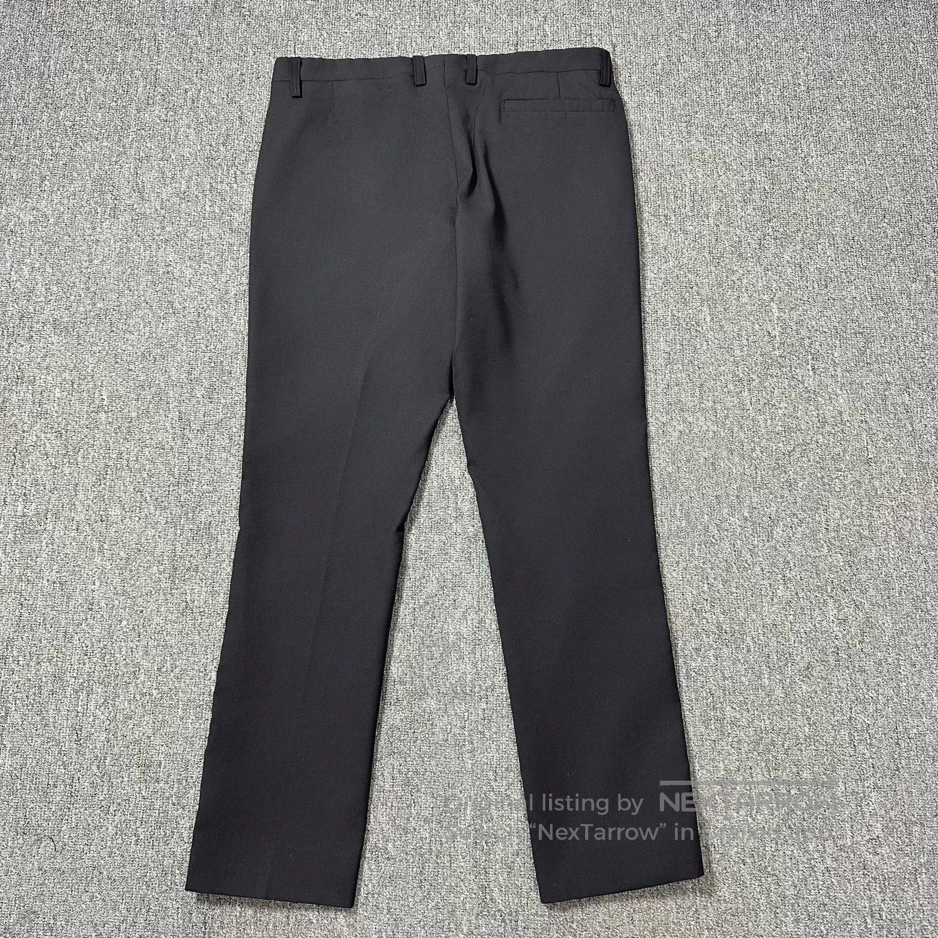 Dior Dior Black Silk Satin Stripe Formal Trousers. Size US 30 / EU 46 - 3 Thumbnail