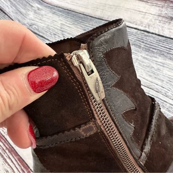 Vintage I.N.K. Shoes Vintage Brown Leather and Suede Western Style B Size US 7.5 / IT 37.5 - 6 Thumbnail