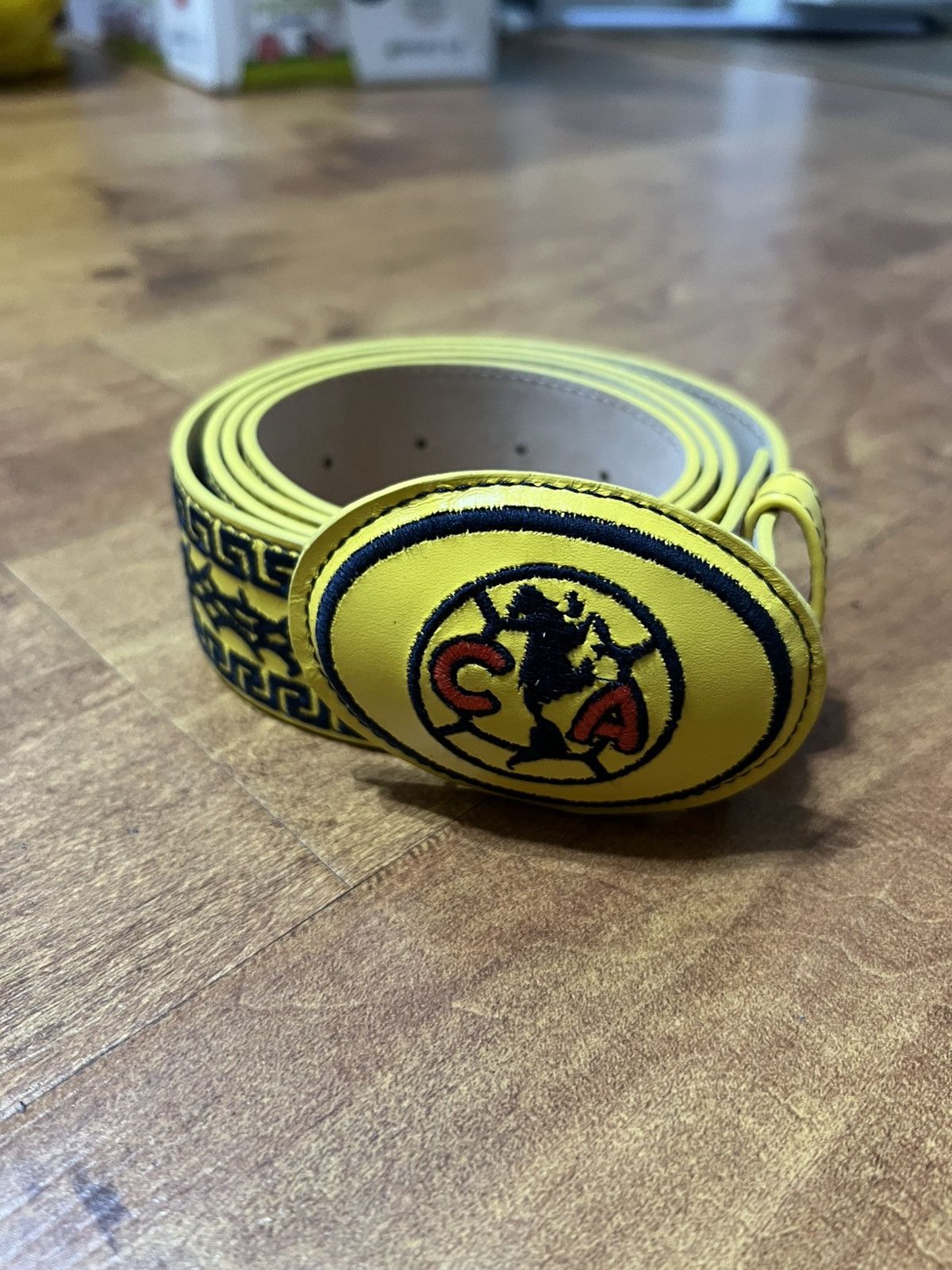Other Paisaboys Club America Belt Piteado Mexico Corridos Tumbados Size ONE SIZE - 1 Thumbnail