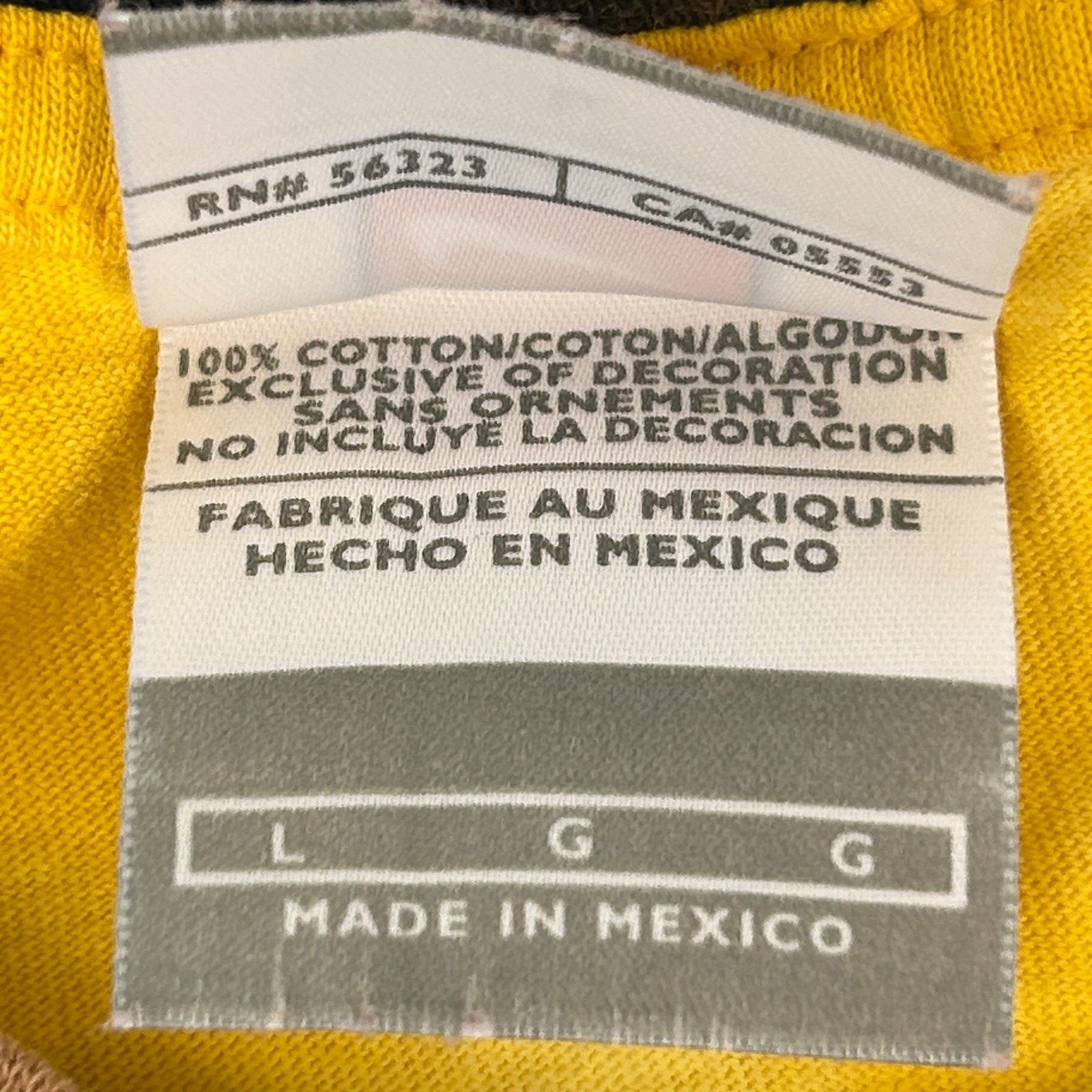 Nike Vintage Y2Ks Pittsburgh Pirates Ringer T Shirt Yellow Large Size US L / EU 52-54 / 3 - 7 Thumbnail