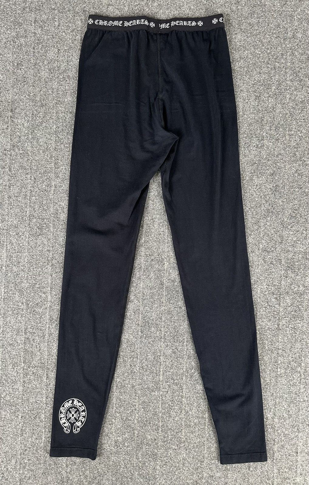 Chrome Hearts Chrome Hearts Horse Shoe Logo Back Stretchable Legging Pants Size 25" / US 0 / IT 36 - 1 Thumbnail