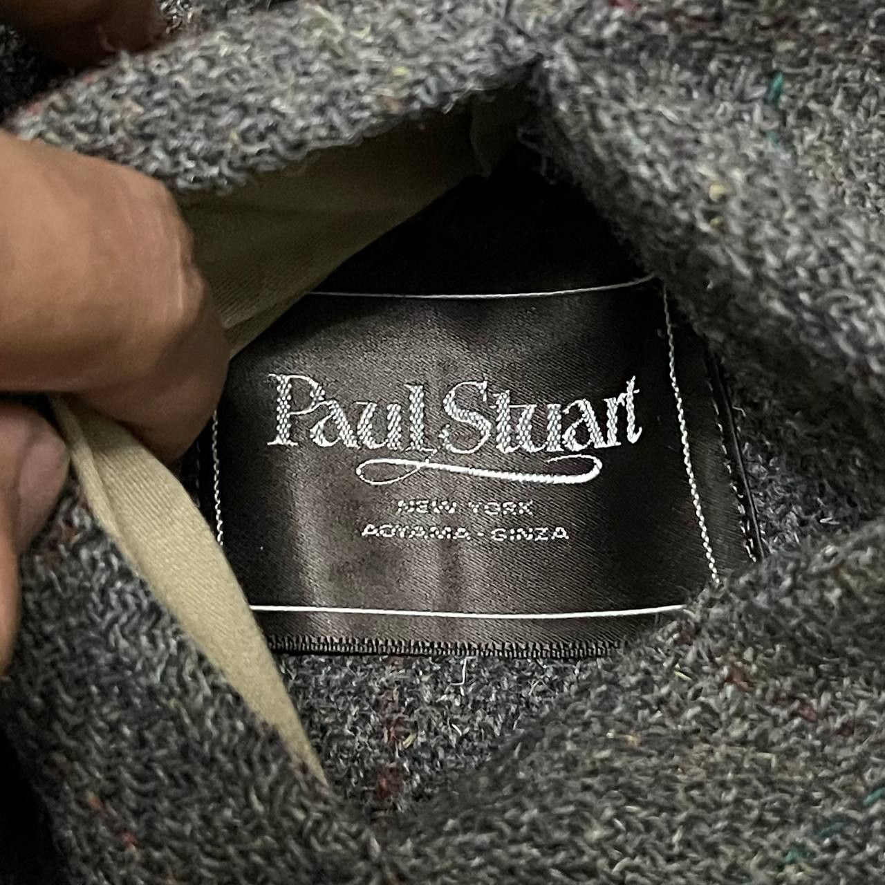 Paul Stuart Vintage Paul Stuart Wool Reversible Bomber Style Jacket Size US M / EU 48-50 / 2 - 18 Thumbnail