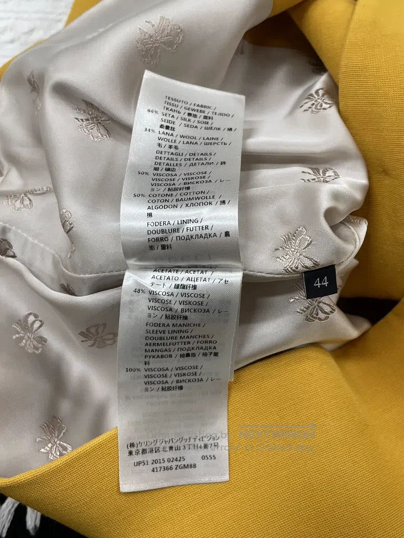 Gucci Gucci Yellow pearl button jacket Size M / US 6-8 / IT 42-44 - 6 Thumbnail