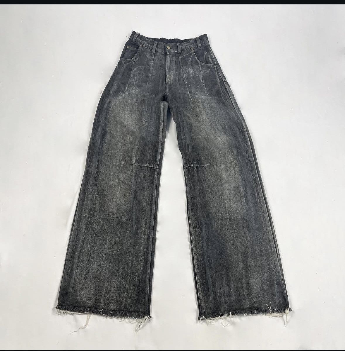 Designer Paynestar White Noise Waxed Denim Size US 30 / EU 46 - 1 Thumbnail