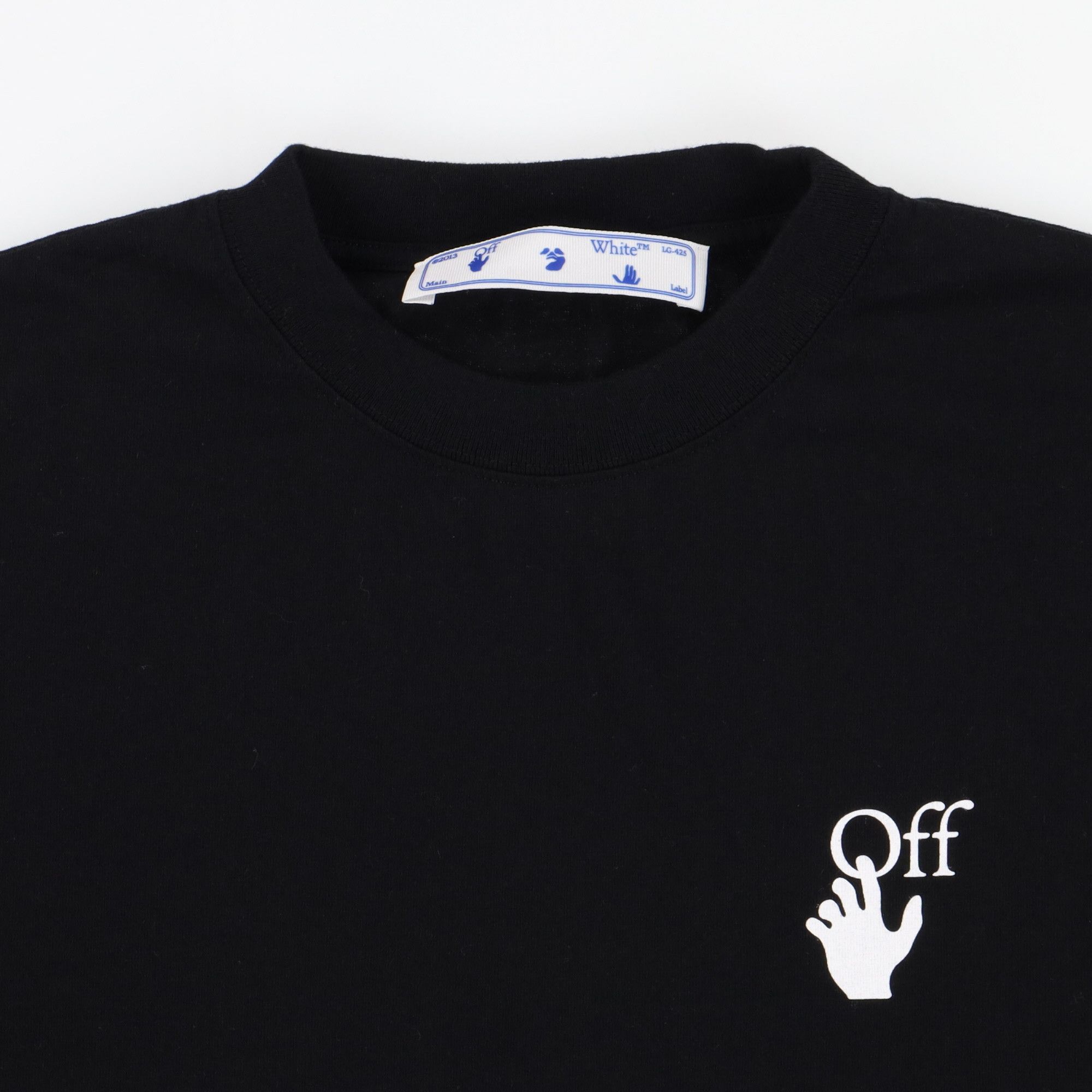Off-White Black Caravaggio Arrows Oversized Skate T-Shirt Size S / US 4 / IT 40 - 7 Thumbnail