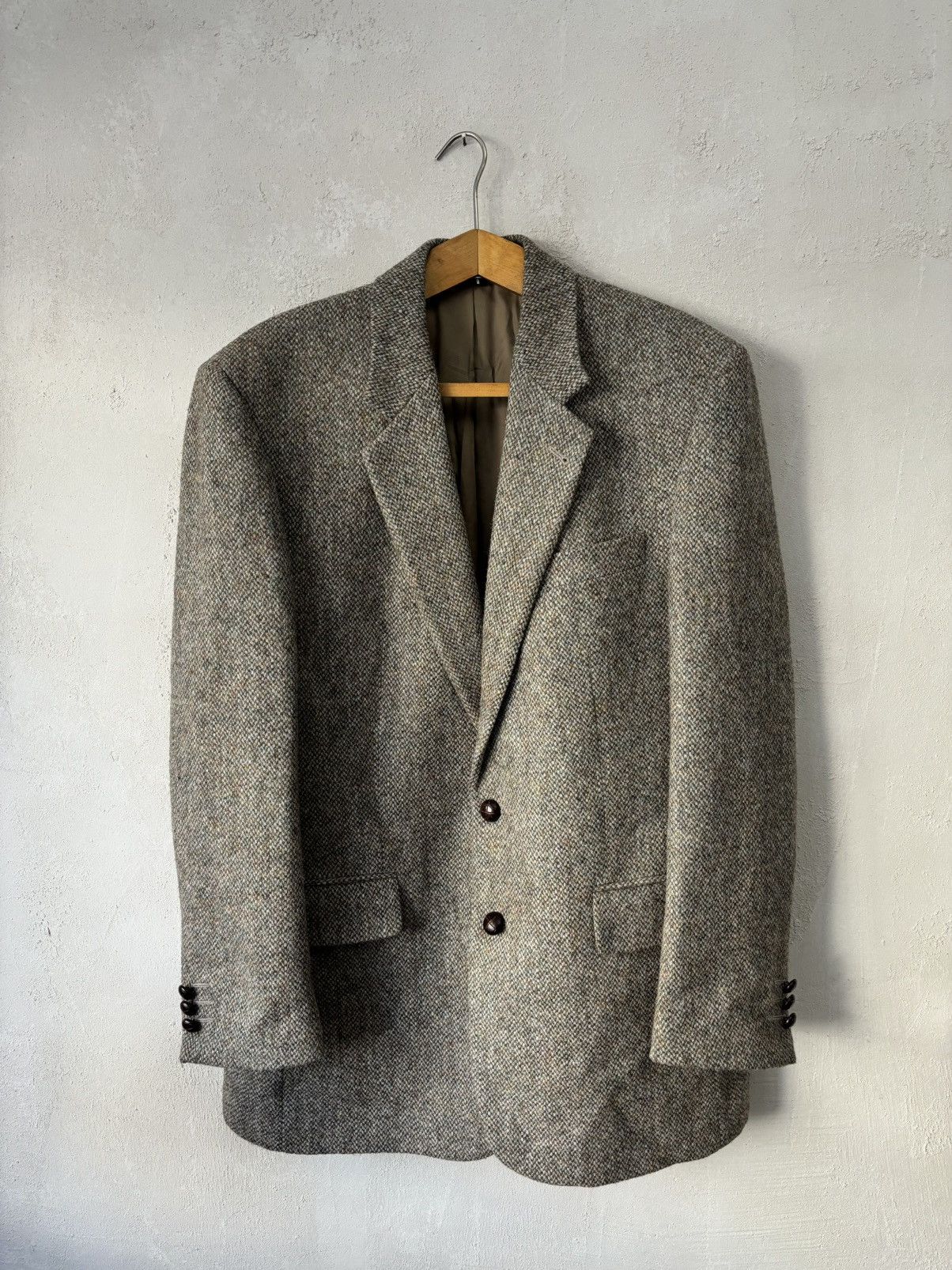 Harris Tweed Vintage 80s Harris Tweed Blazer Size 42R - 1 Thumbnail