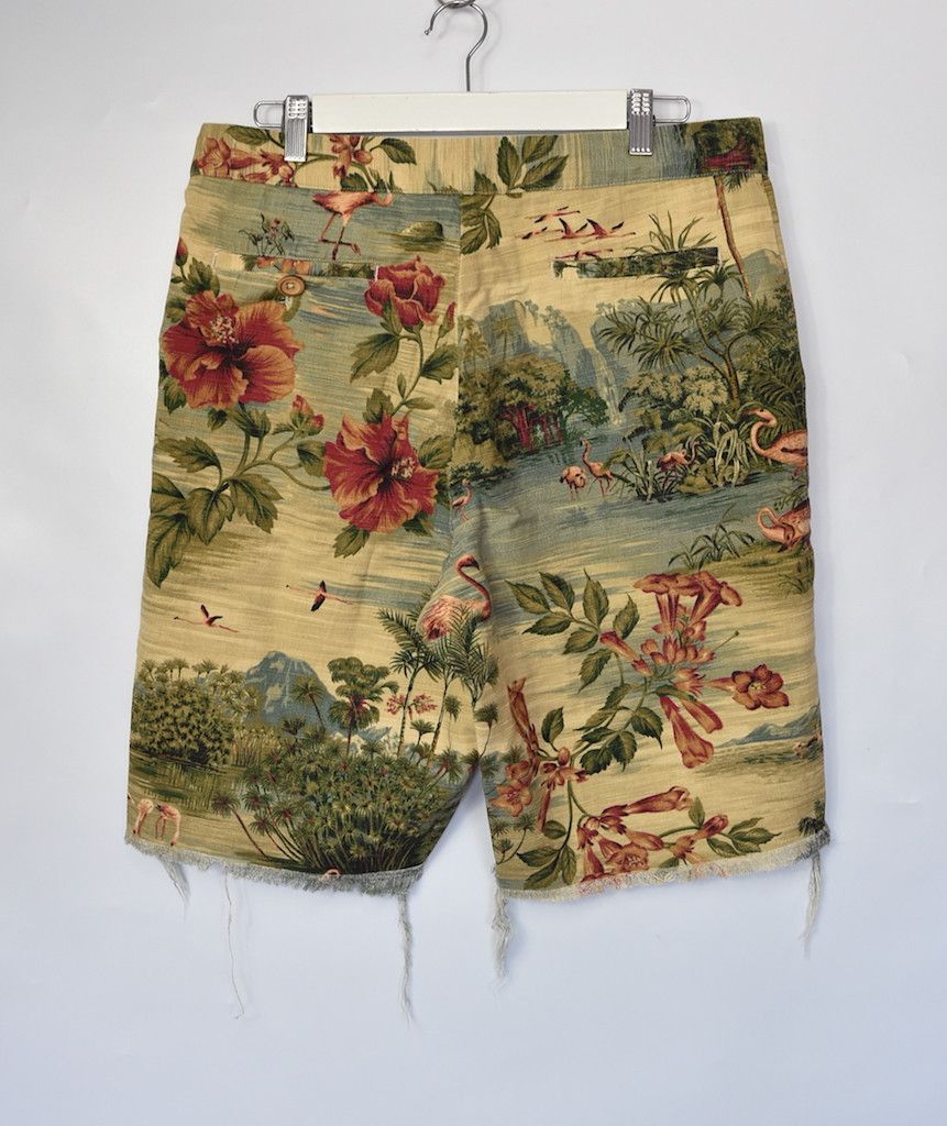 Nepenthes graphic cutoff shorts pants 22365 - 0428 75 Size US 32 / EU 48 - 3 Thumbnail
