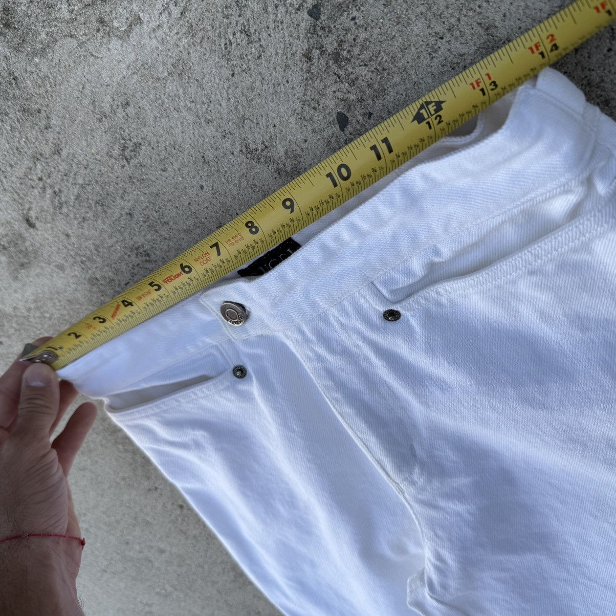 Gucci Vintage Gucci by Tom Ford Women’s White Pants Lampo Zipper Size 28" / US 6 / IT 42 - 14 Thumbnail