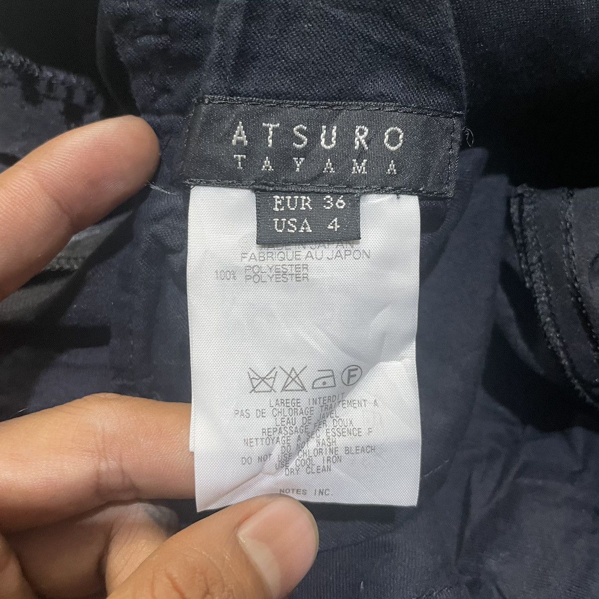 Designer Atsuro Tayama Pants Size US 26 / EU 42 - 9 Thumbnail
