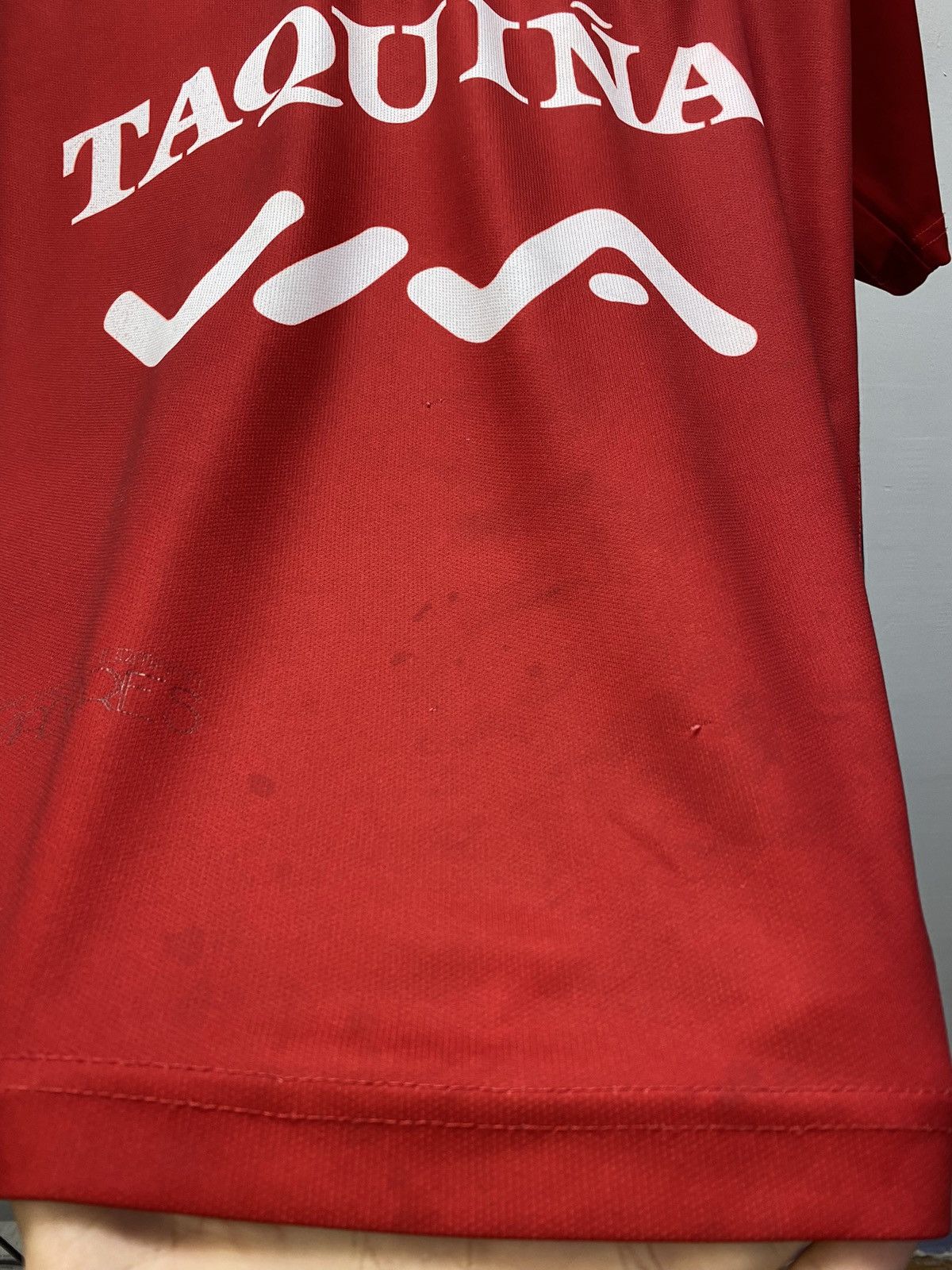 Vintage Jorge Wilstermann #14 Home Soccer Jersey 2014 2015 Bolivian Size US L / EU 52-54 / 3 - 12 Thumbnail
