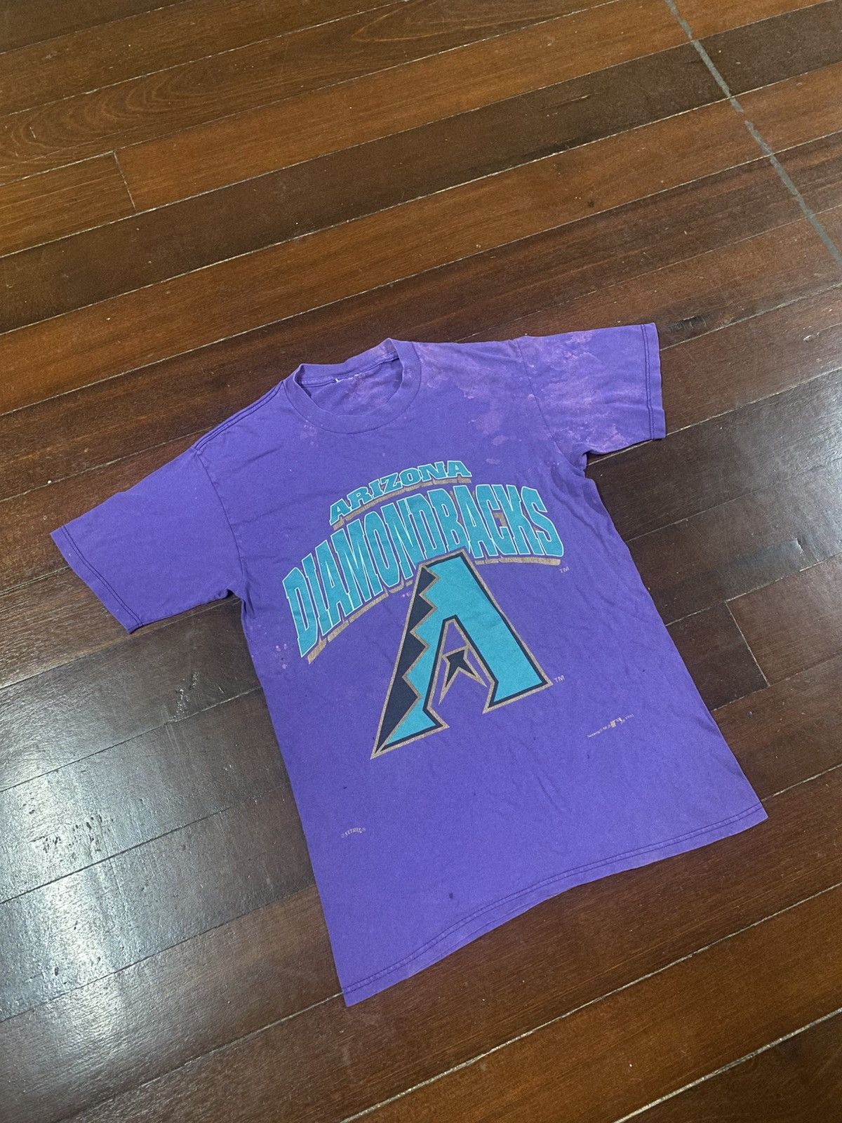 MLB Vintage 90s MLB Baseball Arizona Diamond Backs T-Shirt Size US M / EU 48-50 / 2 - 2 Thumbnail