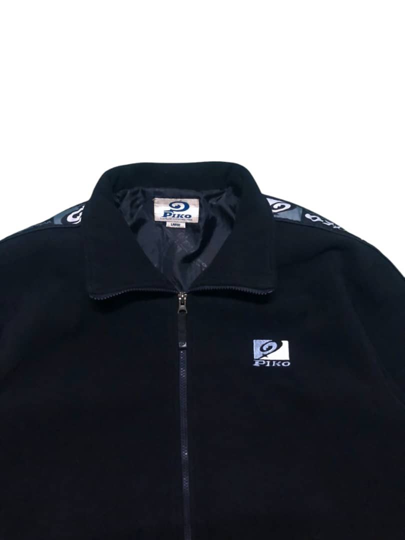 Japanese Brand VINTAGE PIKO HAWAII LONGBOARD SIDE TAPE FLEECE JACKET Size US L / EU 52-54 / 3 - 5 Thumbnail