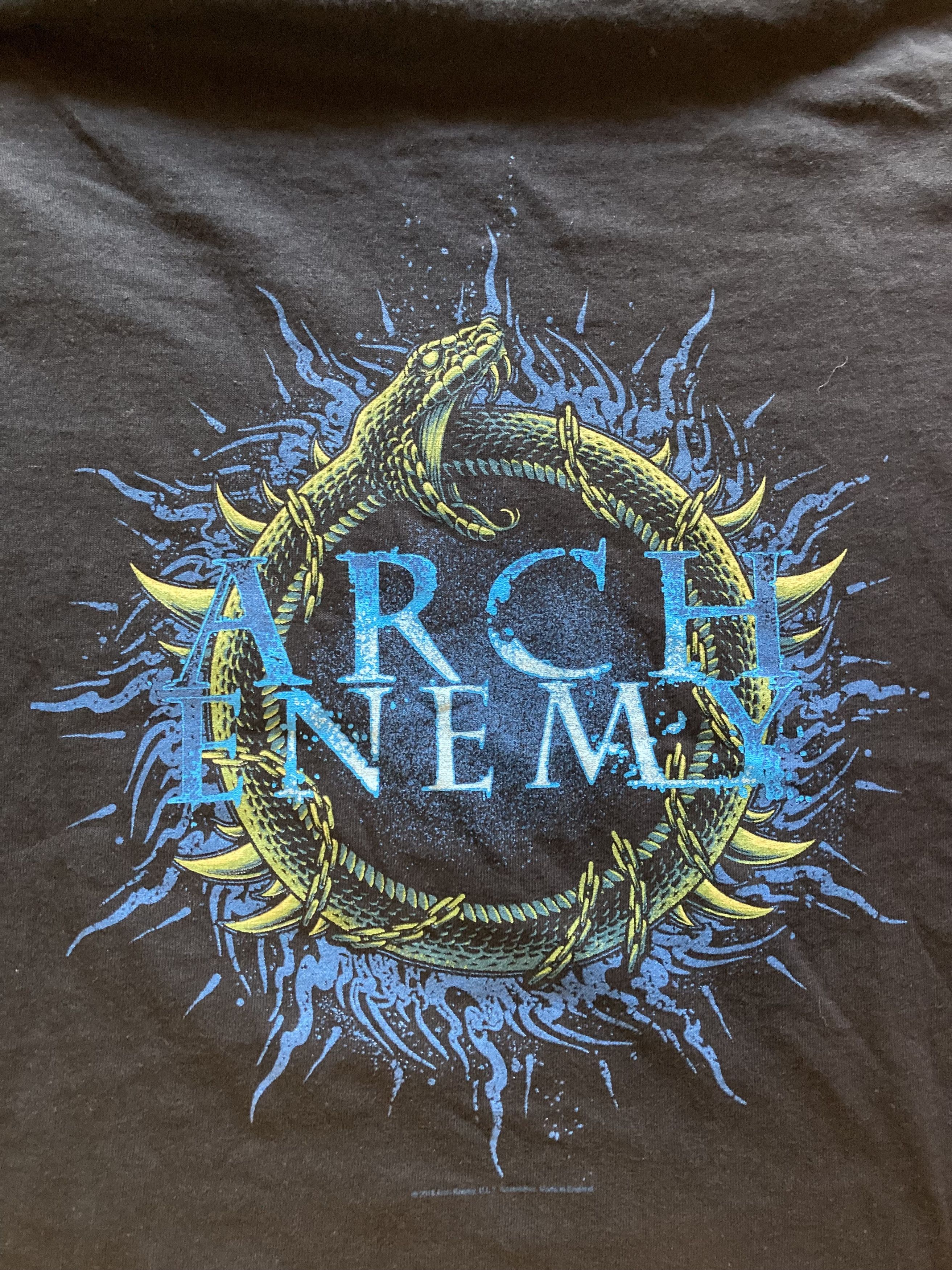 Band Tees Arch Enemy Death Metal Band big logo print t-shirt Size US XL / EU 56 / 4 - 6 Thumbnail