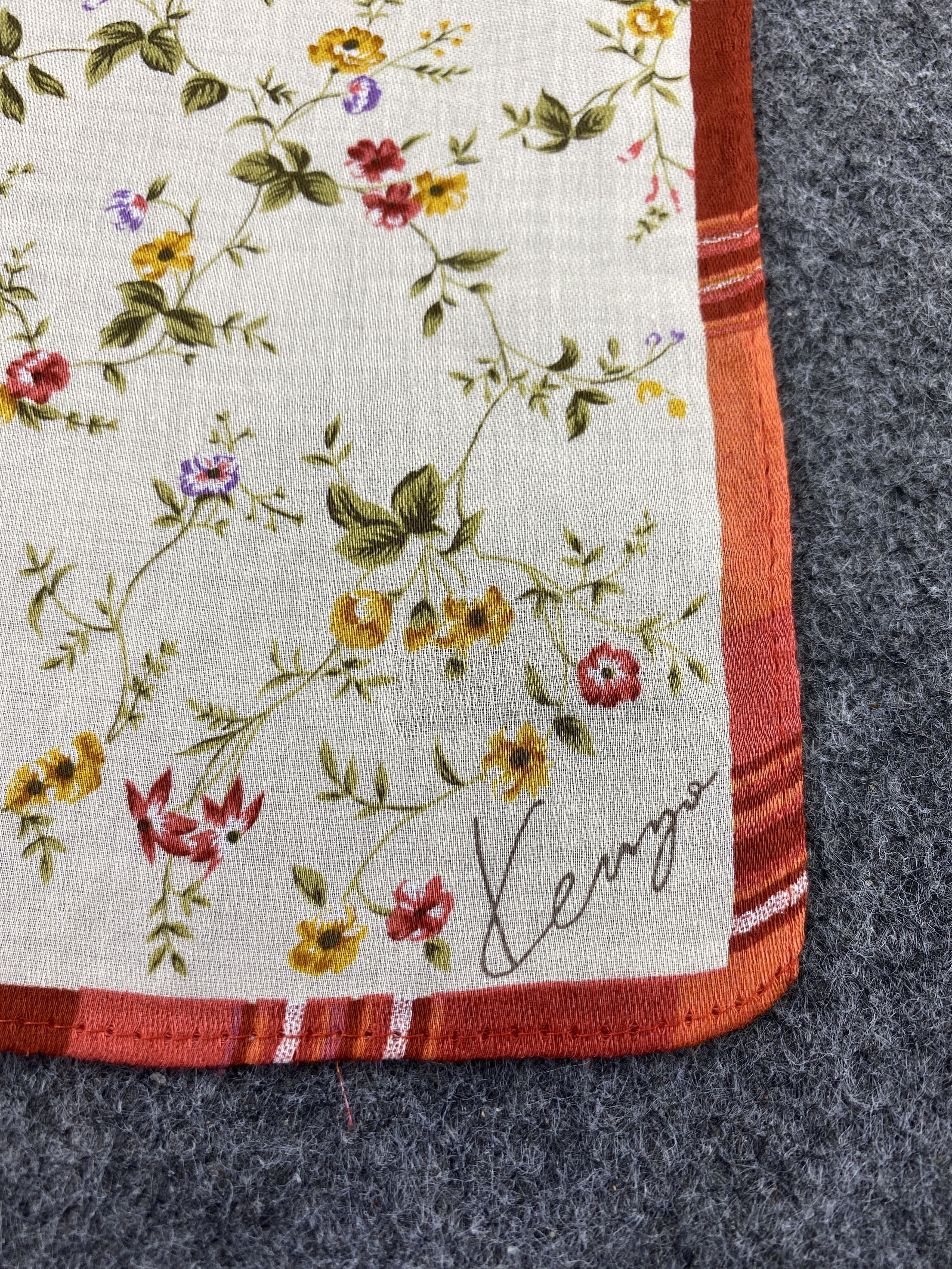 Kenzo Kenzo Handkerchief / Bandana / Neckerchief / Headscarf-B287 Size ONE SIZE - 5 Thumbnail