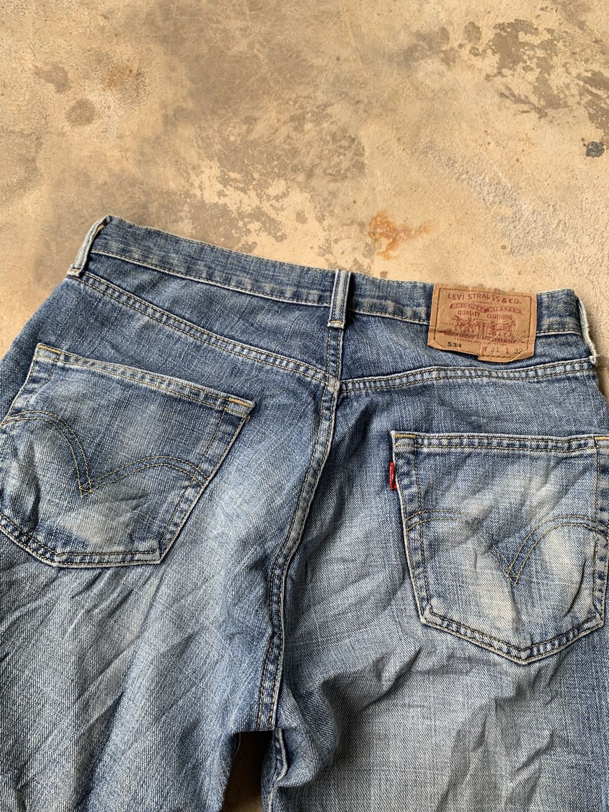 Levi's × Vintage Levis lot 534 Distressed Denim Size US 31 - 5 Thumbnail