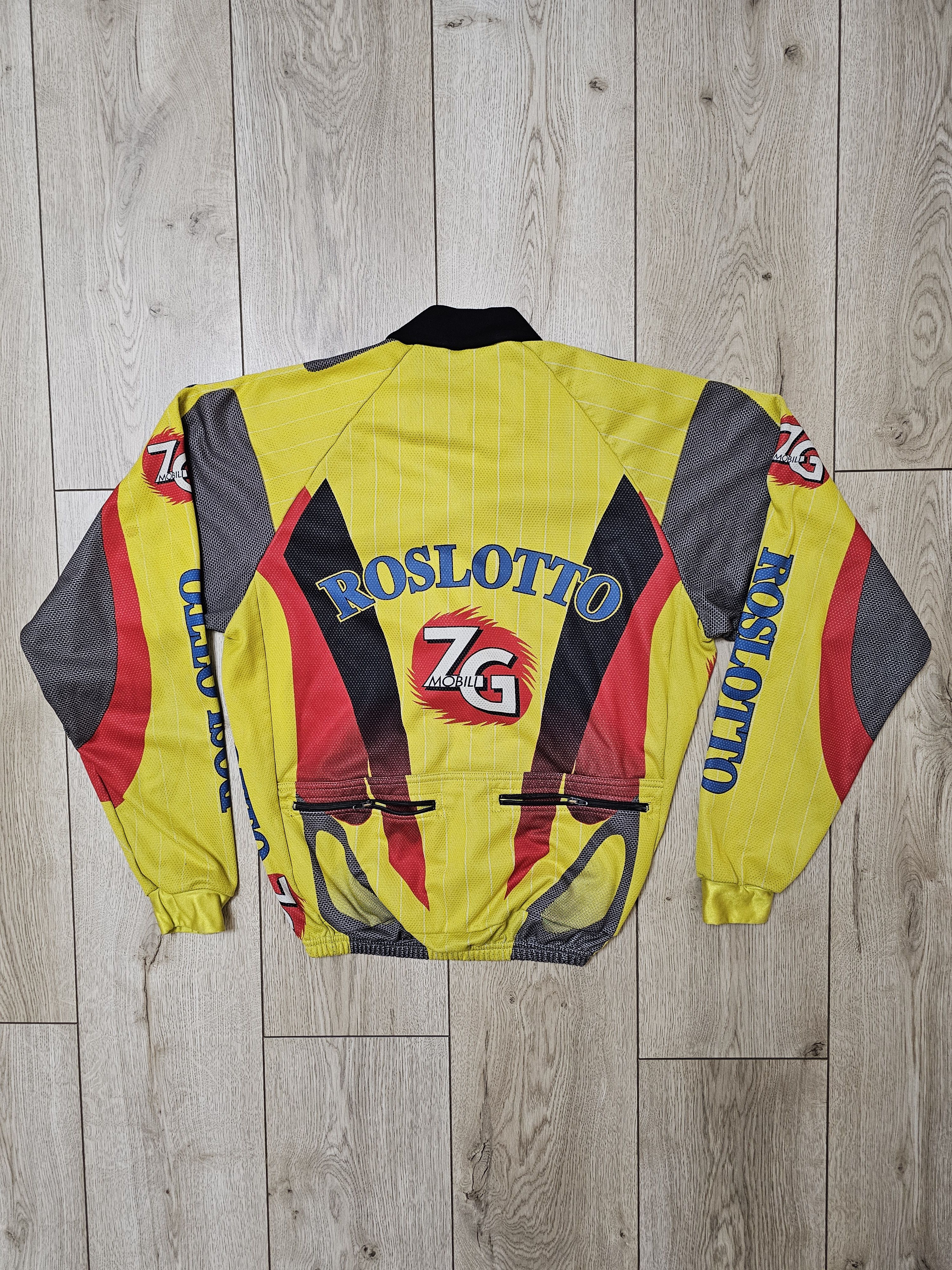 Vintage VINTAGE ROSLOTTO CYCLING TEAM JERSEY JACKET LONG CYCLING Size US M / EU 48-50 / 2 - 2 Thumbnail