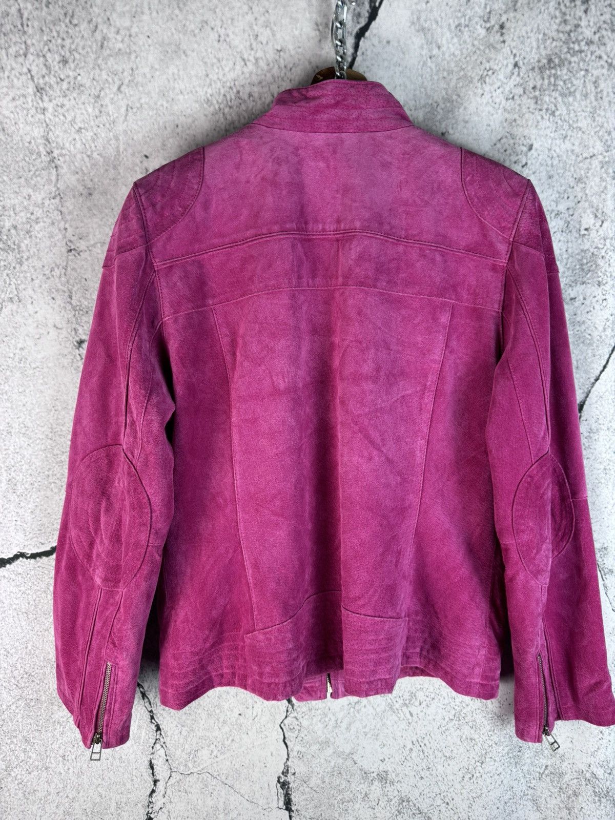 Genuine Leather Vintage rare Racing Punk Rock Leather Jacket Boxy Size US S / EU 44-46 / 1 - 2 Thumbnail