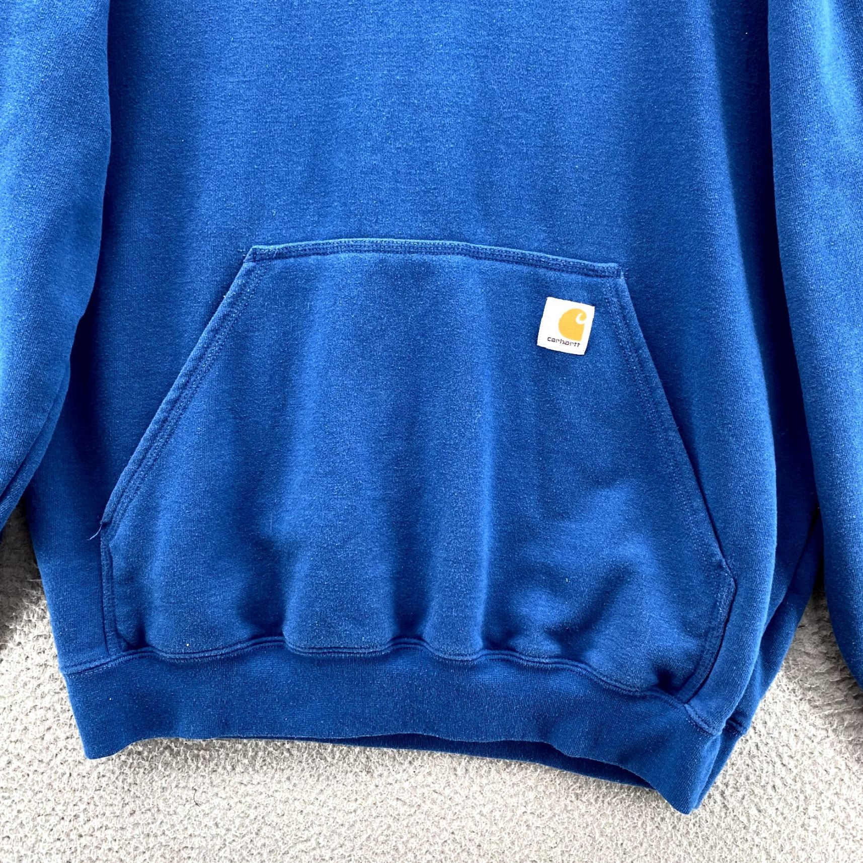 Carhartt Carhartt Hoodie Men Medium Blue Original Fit Workwear Y2K Streetwear Gym 90s Polo Size US M / EU 48-50 / 2 - 2 Thumbnail