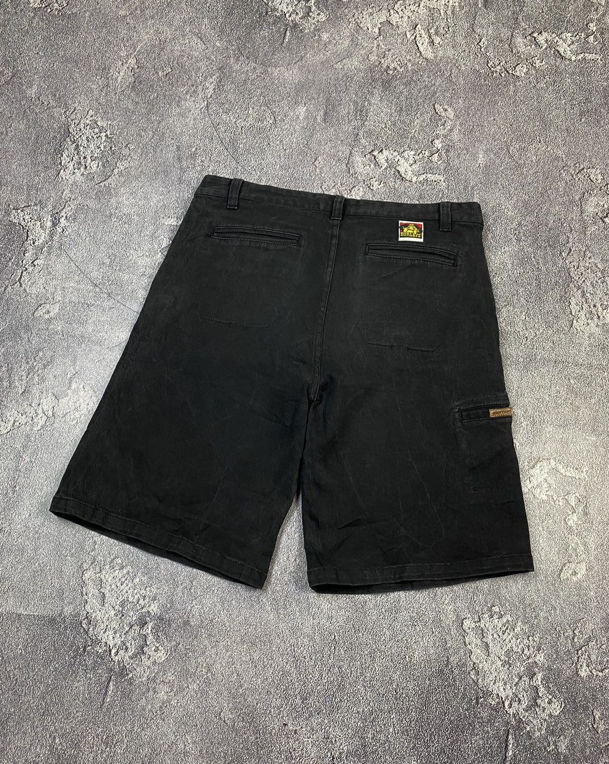 Element VTG Element X Burleys Loose Fit Baggy Washed Black Shorts Size US 34 / EU 50 - 2 Thumbnail
