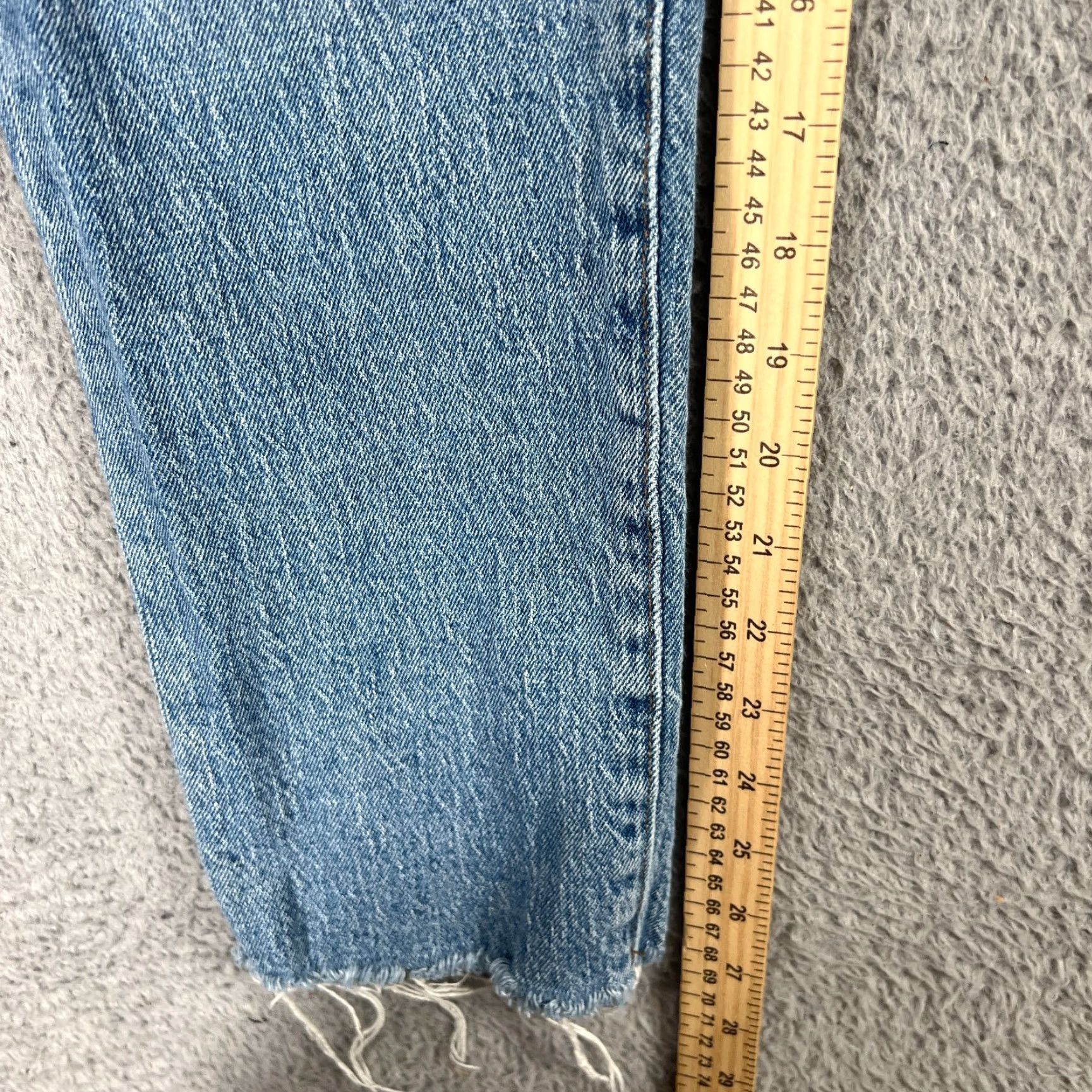 Madewell VINTAGE Madewell Women’s Jeans Tapered Fit High Rise Light Wash 27Inch Size 27" / US 4 / IT 40 - 3 Thumbnail