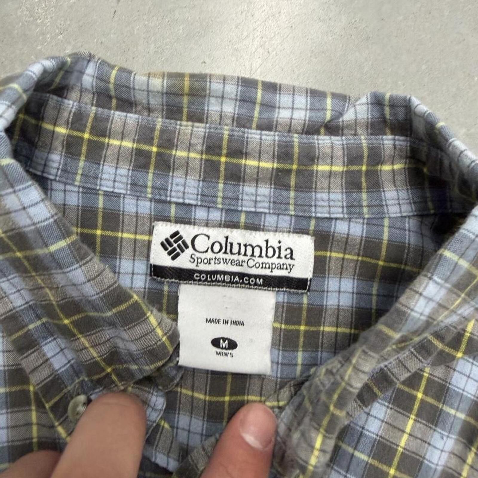 Columbia Y2K Columbia Sportswear Men’s Medium Plaid Button Up Size US M / EU 48-50 / 2 - 3 Thumbnail