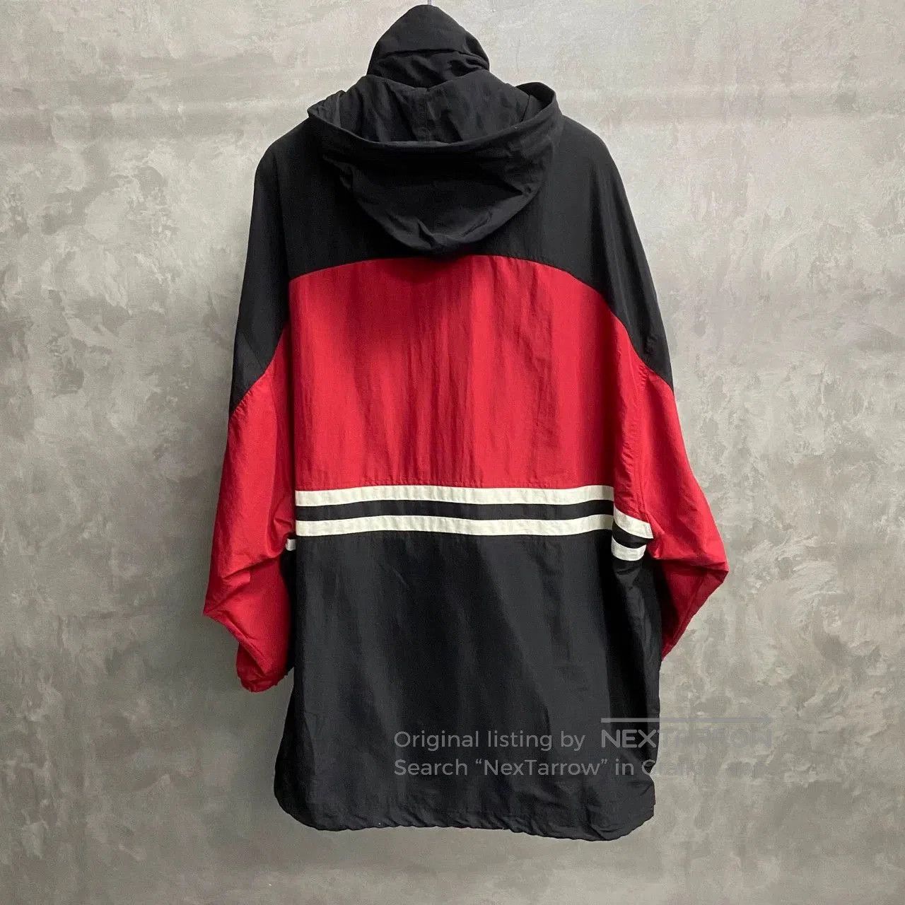 Balenciaga Balenciaga Black Red Colorblock Embroidered Jacket. Size US M / EU 48-50 / 2 - 2 Thumbnail