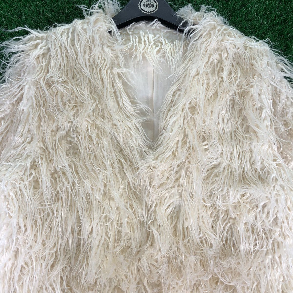 Japanese Brand Vintage Cardigan Hairy Sherpa Faux Fur by Natural Couture Size US M / EU 48-50 / 2 - 8 Thumbnail